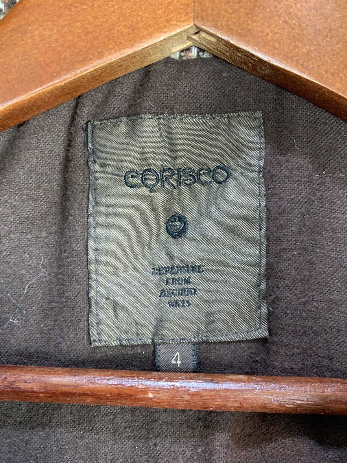 Harris Tweed × Japanese Brand HARRIS TWEED CORISCO Patchwork Houndstooth Art Vest Jacket Size US M / EU 48-50 / 2 - 17 Thumbnail