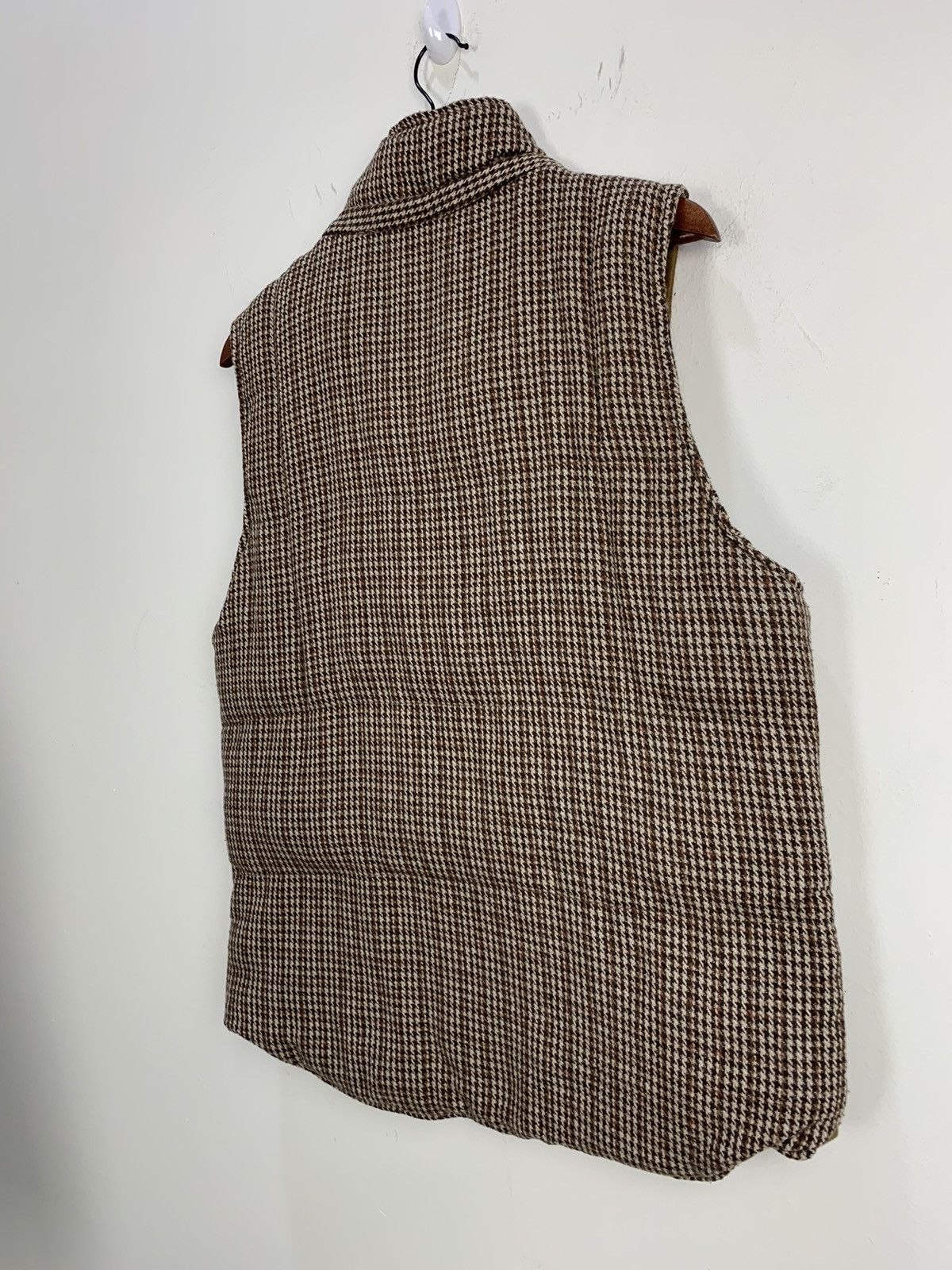 Harris Tweed × Japanese Brand HARRIS TWEED CORISCO Patchwork Houndstooth Art Vest Jacket Size US M / EU 48-50 / 2 - 13 Thumbnail