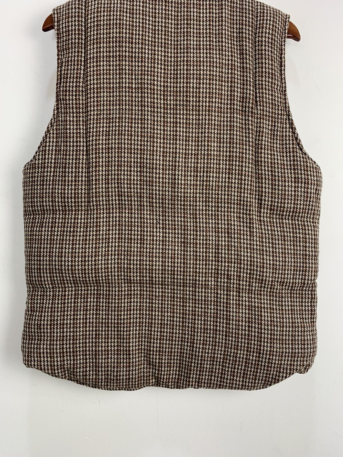 Harris Tweed × Japanese Brand HARRIS TWEED CORISCO Patchwork Houndstooth Art Vest Jacket Size US M / EU 48-50 / 2 - 11 Thumbnail