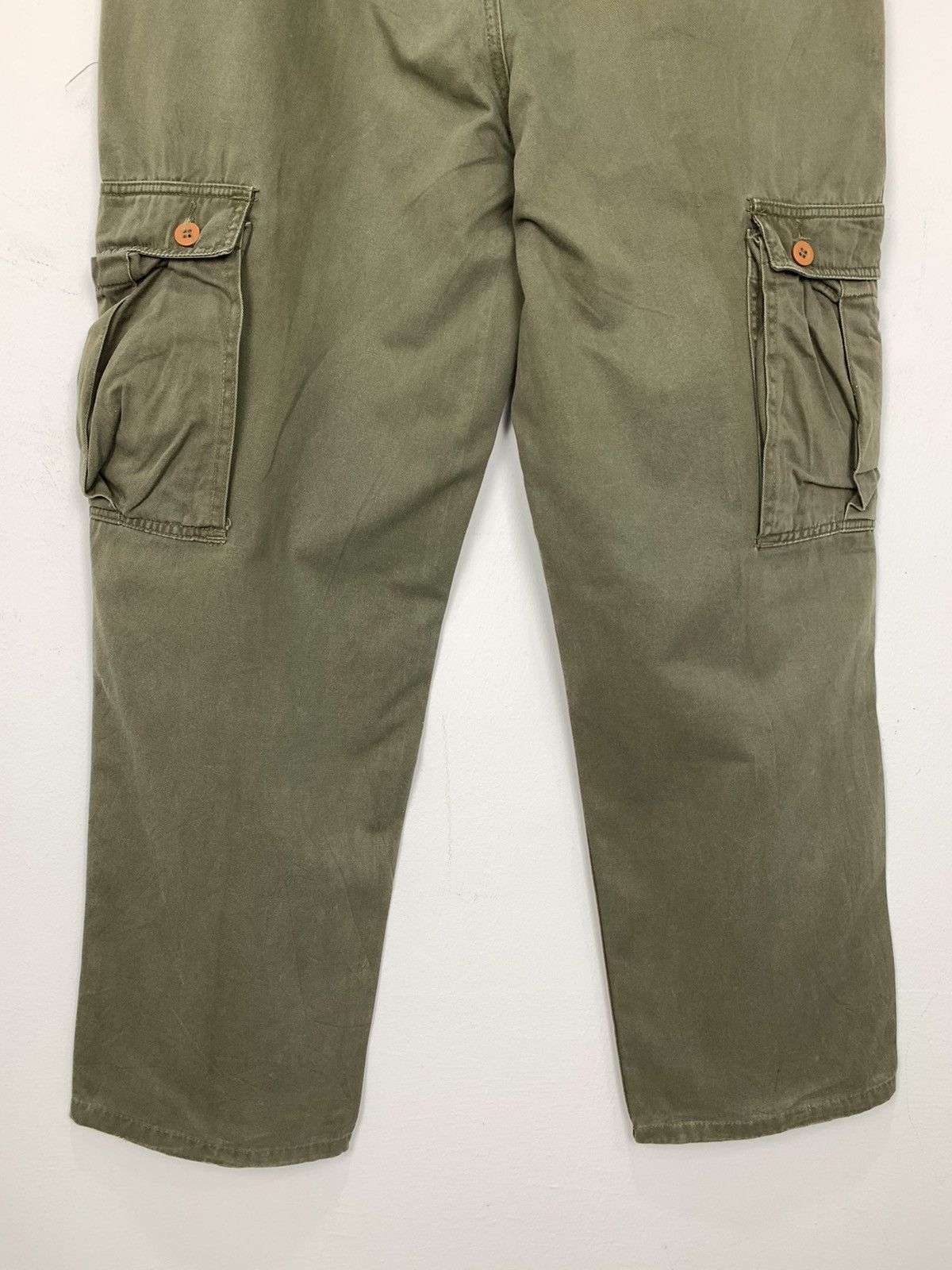Japanese Brand Pullover Drawstring Elastic Waistband Multipocket CargoPant Size US 33 - 9 Thumbnail