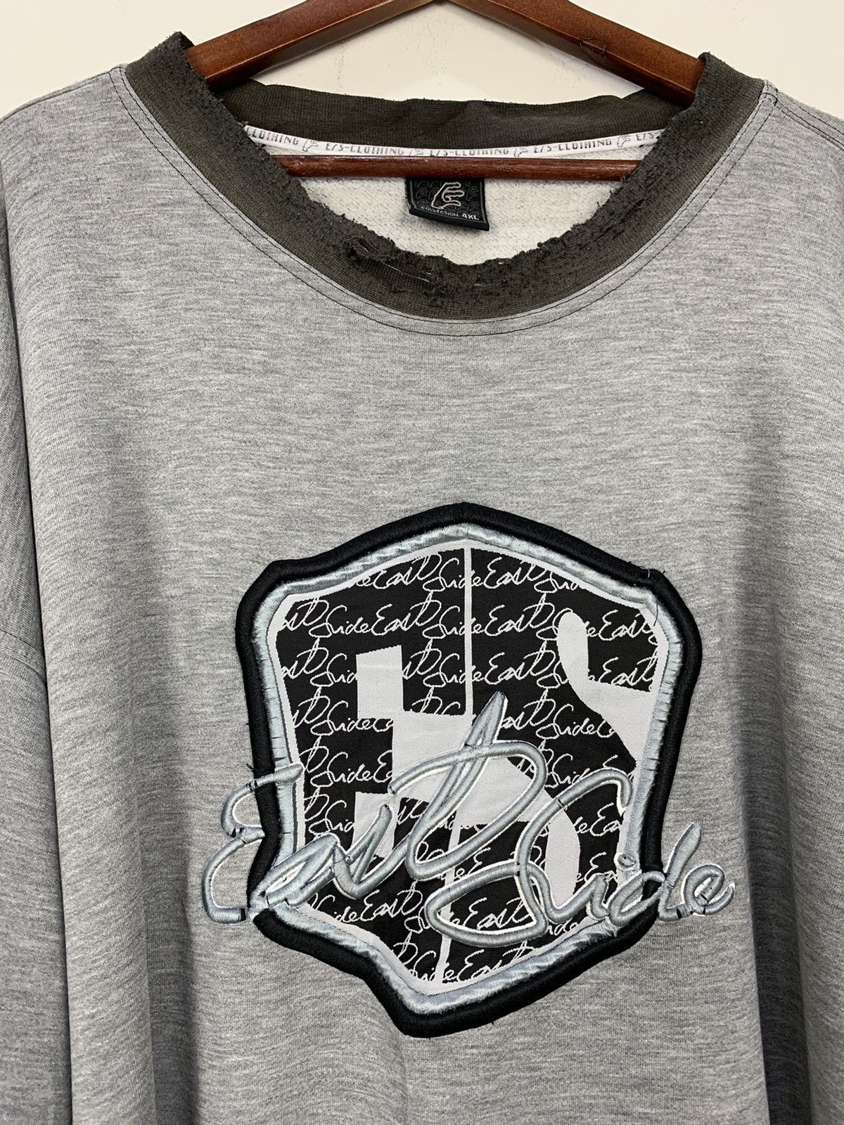 Japanese Brand × X-LARGE EAST SIDE Extra Large Embroidery Center Spellout Sweatshirt Size US XXL / EU 58 / 5 - 8 Thumbnail