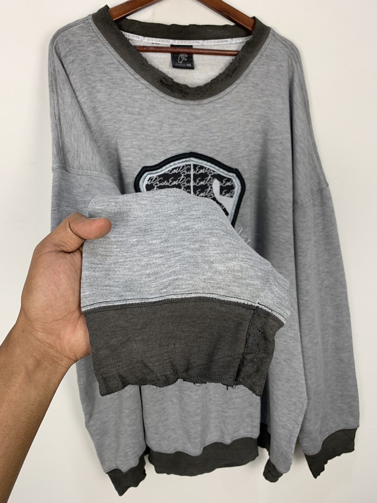 Japanese Brand × X-LARGE EAST SIDE Extra Large Embroidery Center Spellout Sweatshirt Size US XXL / EU 58 / 5 - 10 Thumbnail