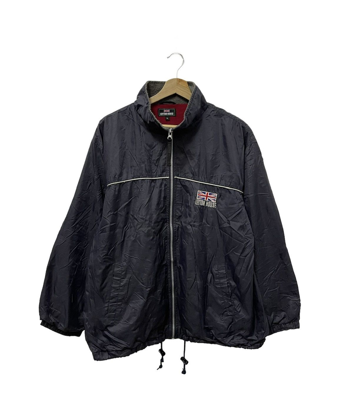 Japanese Brand × Vintage Vintage Leyton House Flag Logo Embroidery Jacket Size US L / EU 52-54 / 3 - 1 Thumbnail