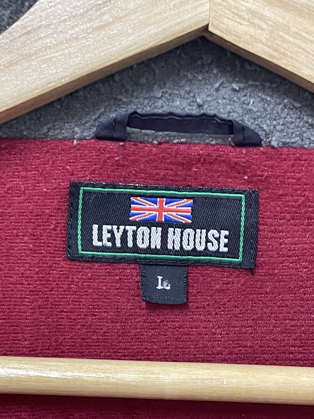 Japanese Brand × Vintage Vintage Leyton House Flag Logo Embroidery Jacket Size US L / EU 52-54 / 3 - 9 Thumbnail