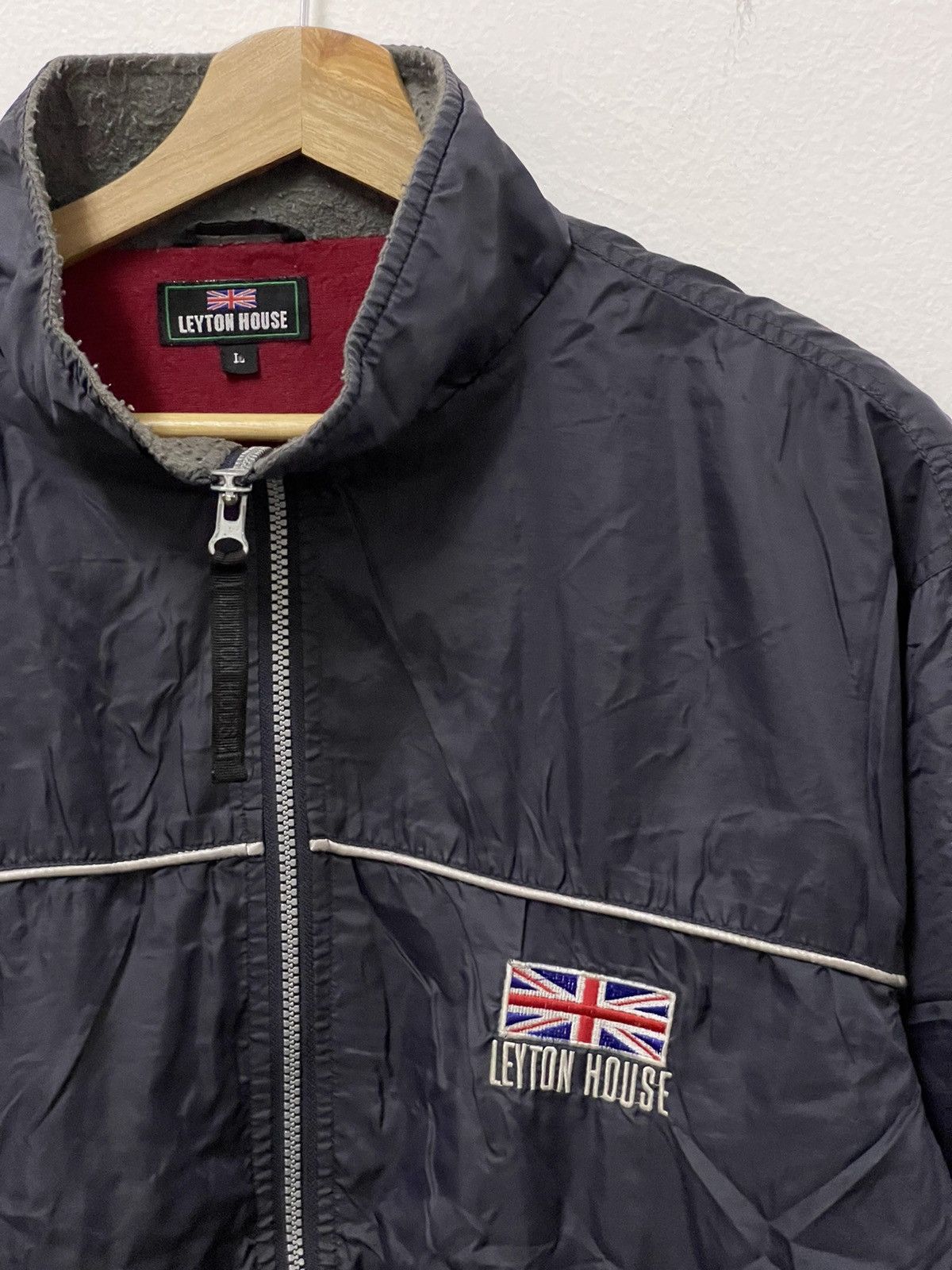 Japanese Brand × Vintage Vintage Leyton House Flag Logo Embroidery Jacket Size US L / EU 52-54 / 3 - 2 Thumbnail