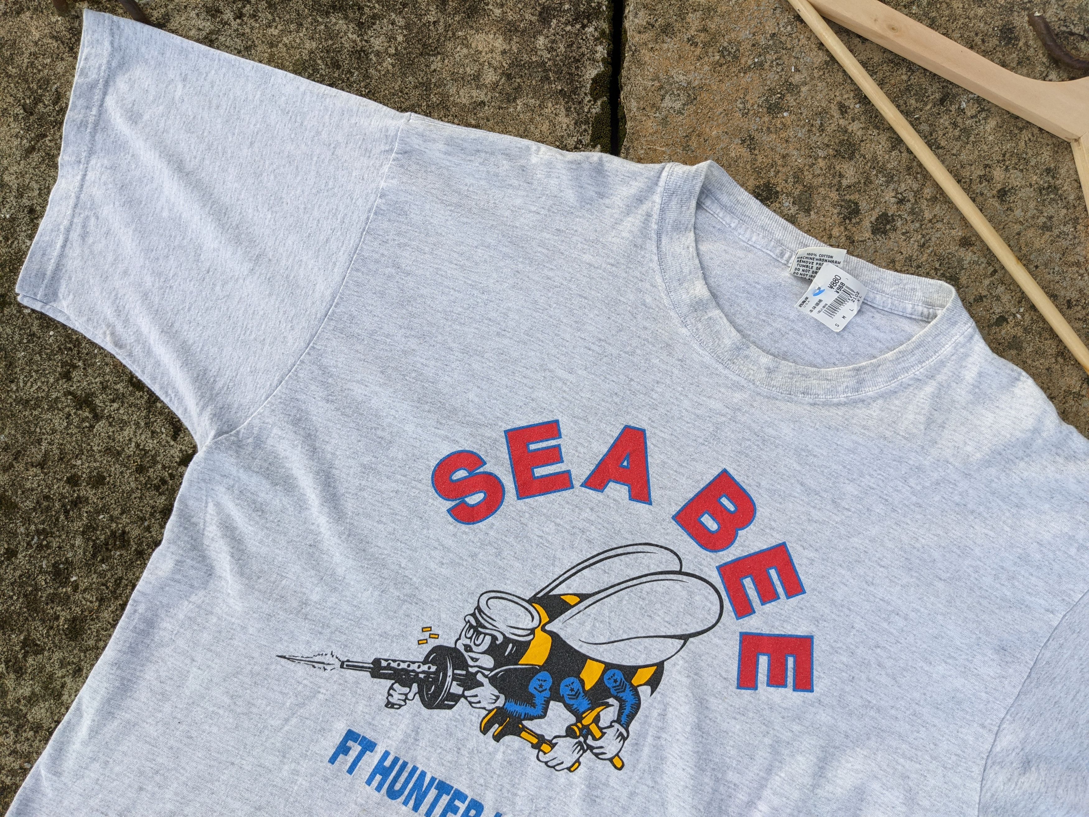 Vintage SS Vintage 90's SEA BEE Spellout Size US XL / EU 56 / 4 - 3 Thumbnail