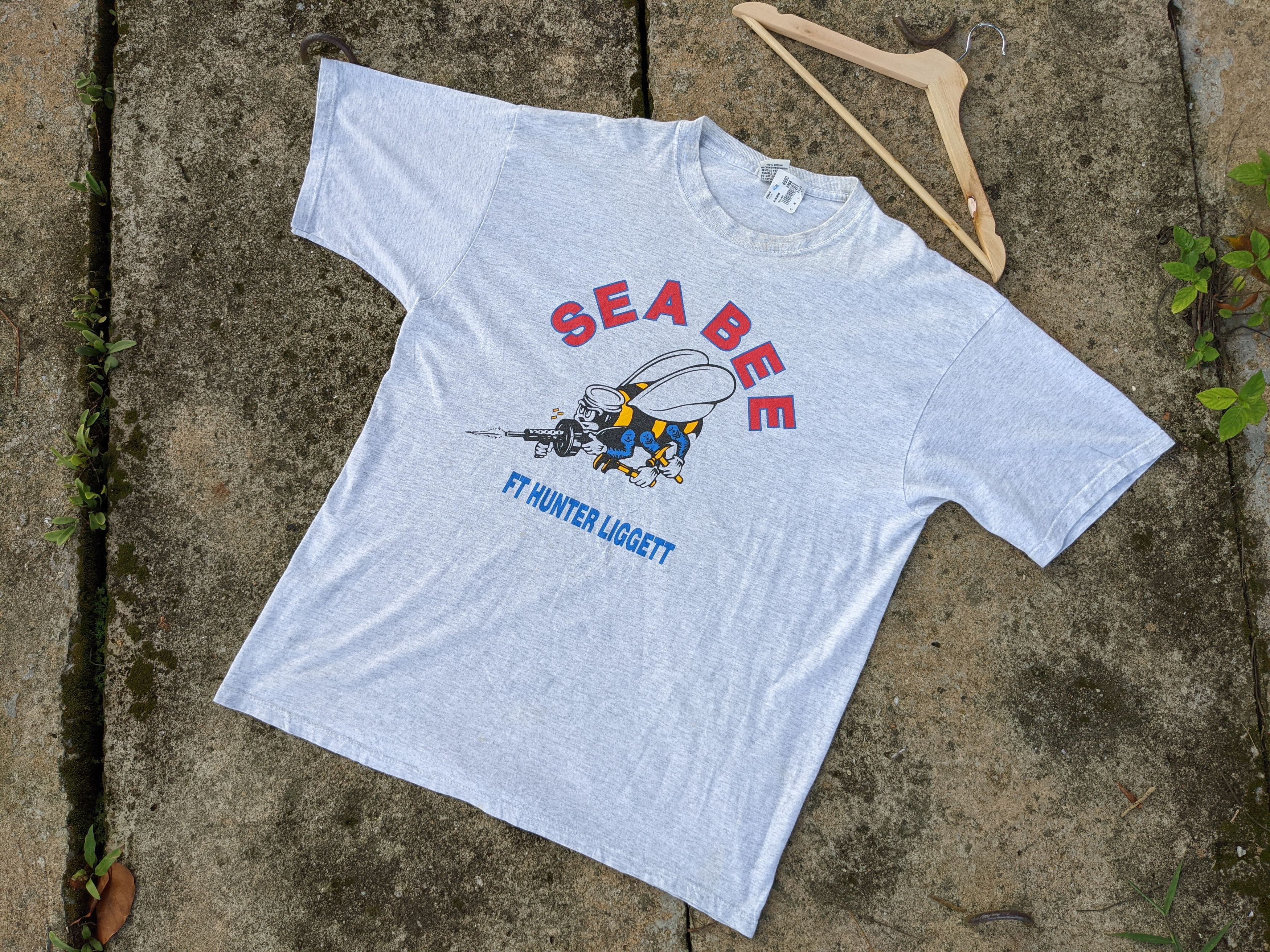 Vintage SS Vintage 90's SEA BEE Spellout Size US XL / EU 56 / 4 - 1 Thumbnail