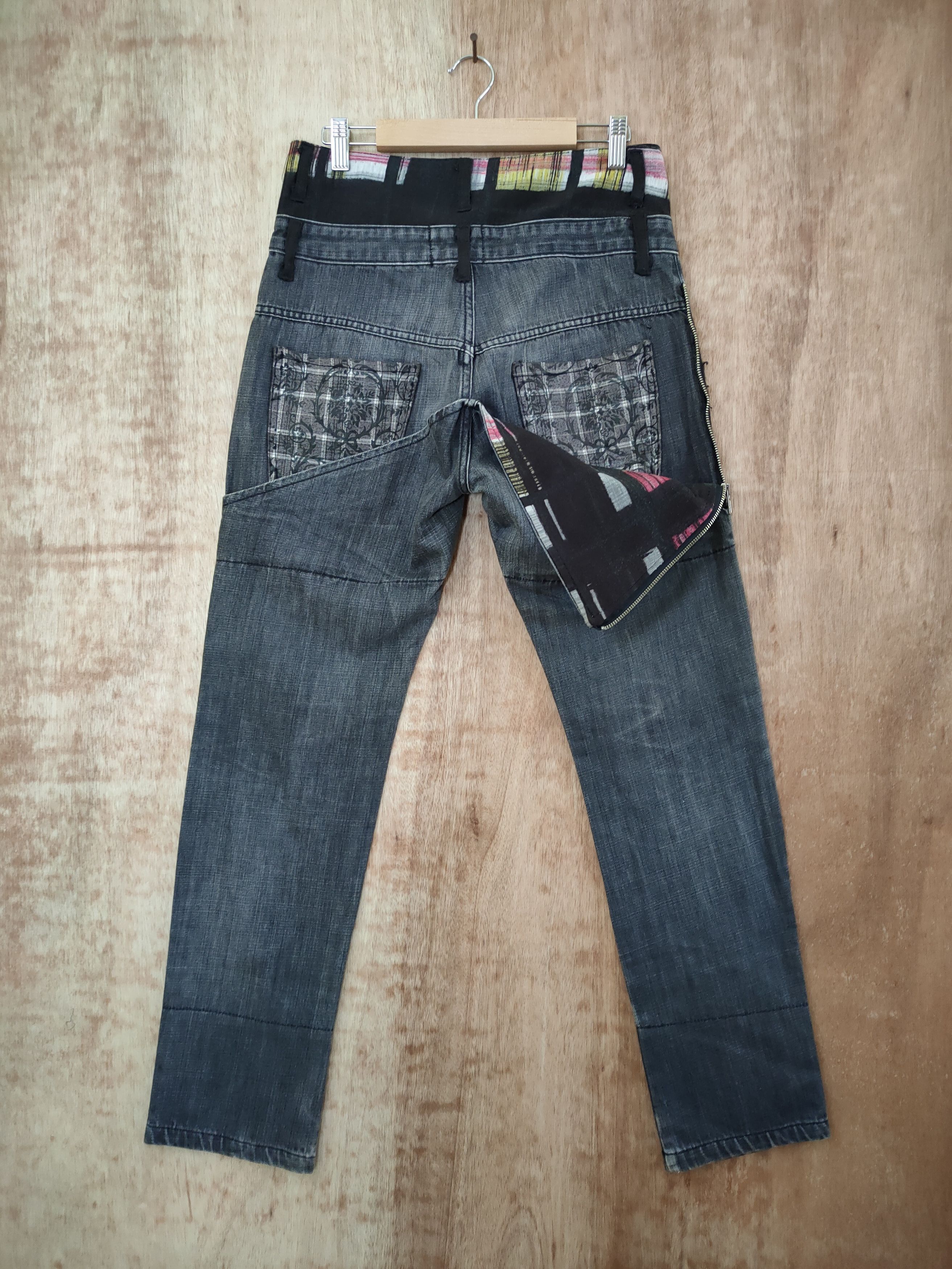 Seditionaries MOKURA DOUBLE WAIST DENIM JEANS PANTS Size US 30 / EU 46 - 1 Thumbnail