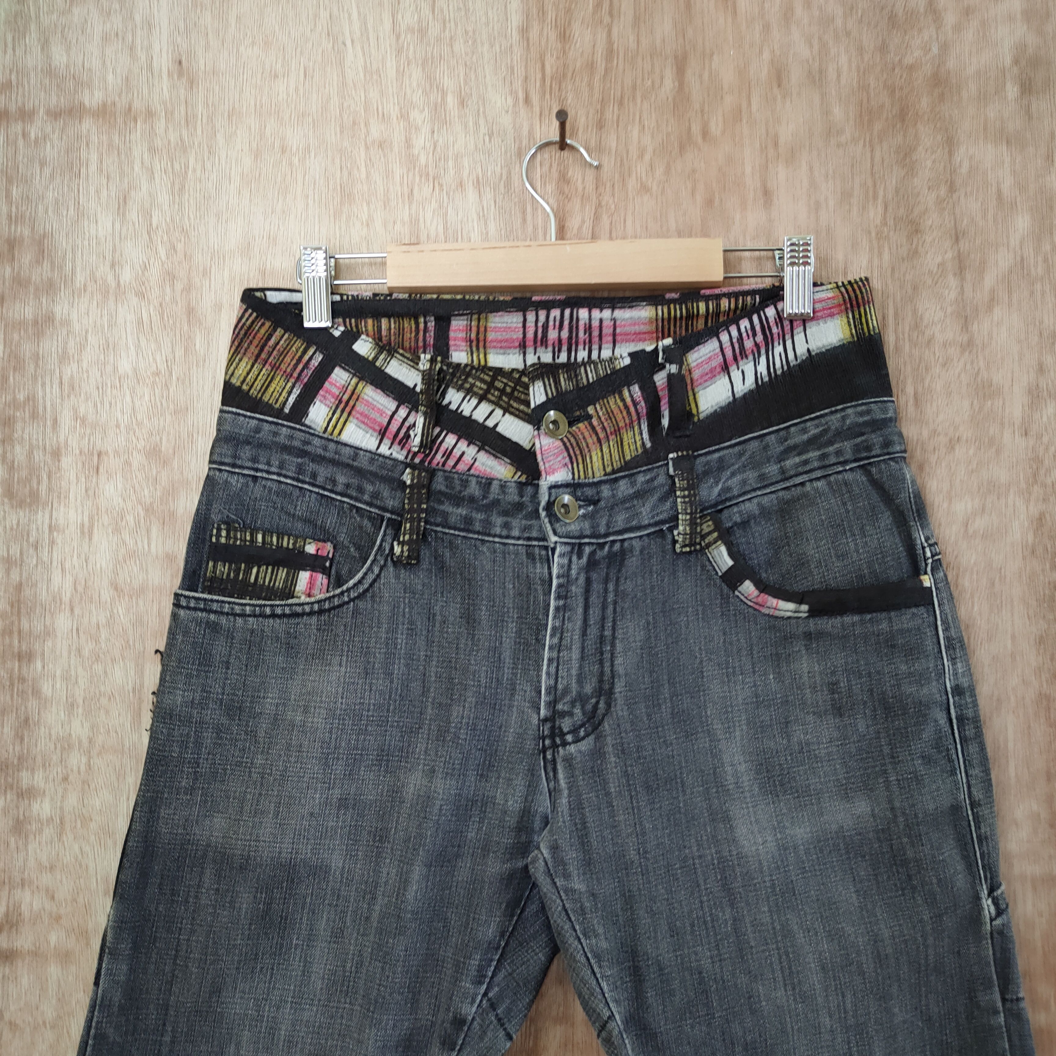 Seditionaries MOKURA DOUBLE WAIST DENIM JEANS PANTS Size US 30 / EU 46 - 4 Thumbnail