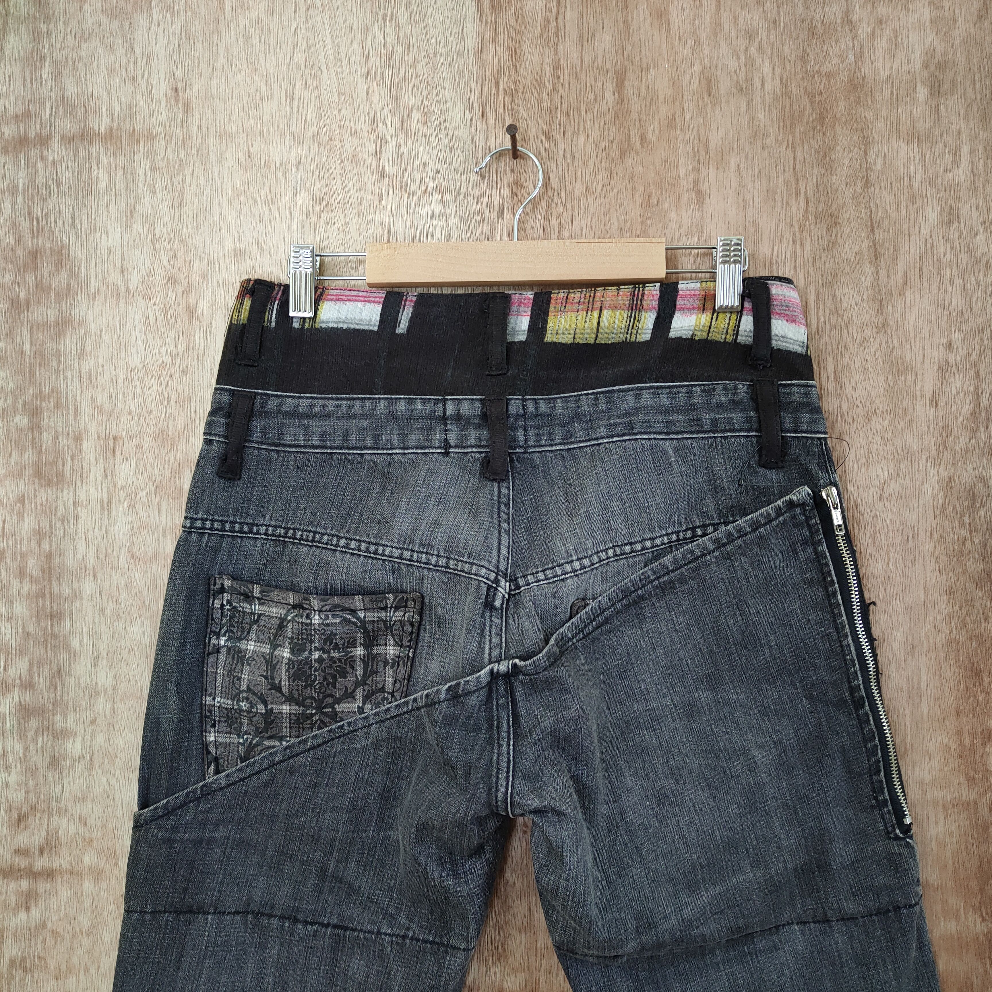 Seditionaries MOKURA DOUBLE WAIST DENIM JEANS PANTS Size US 30 / EU 46 - 6 Thumbnail
