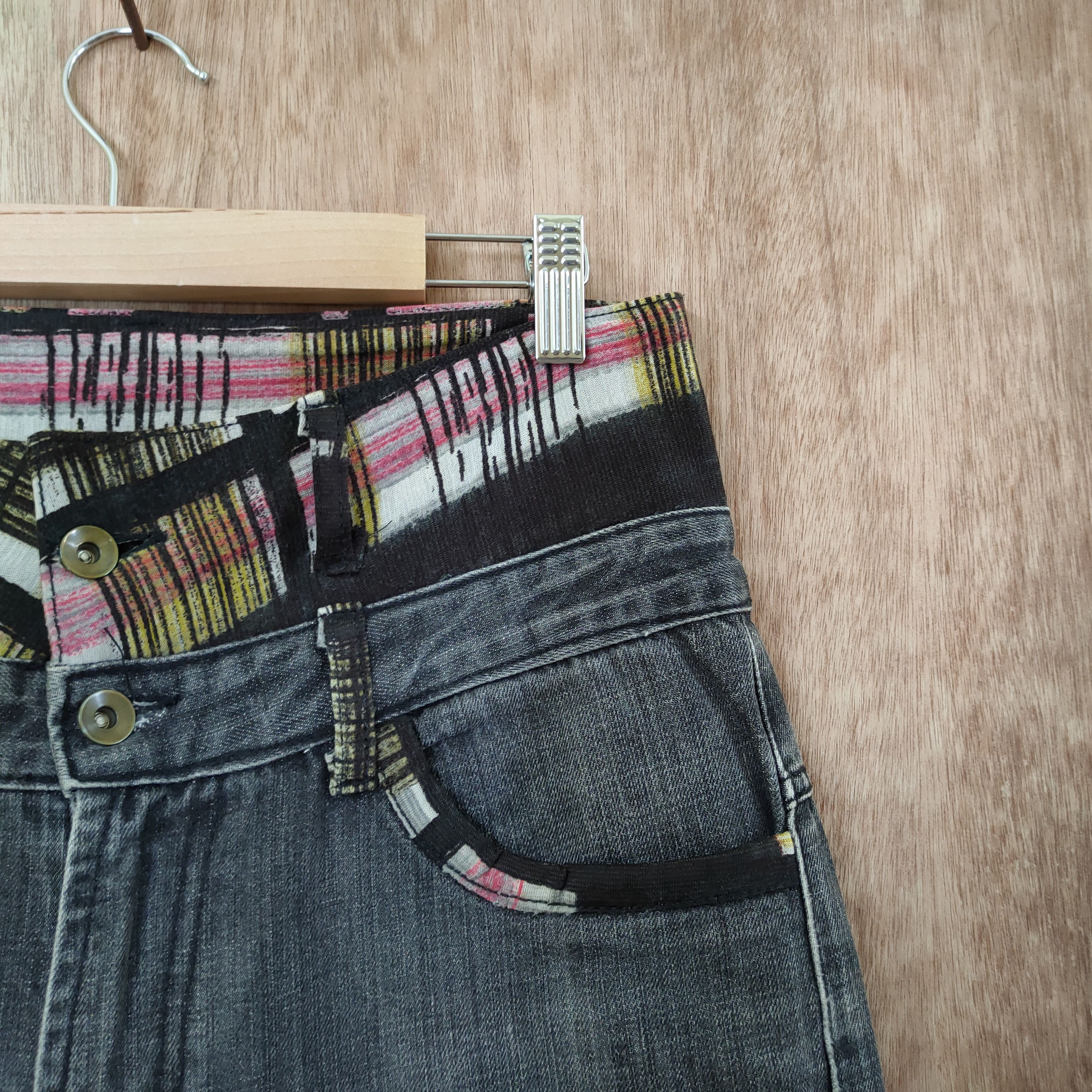 Seditionaries MOKURA DOUBLE WAIST DENIM JEANS PANTS Size US 30 / EU 46 - 9 Thumbnail