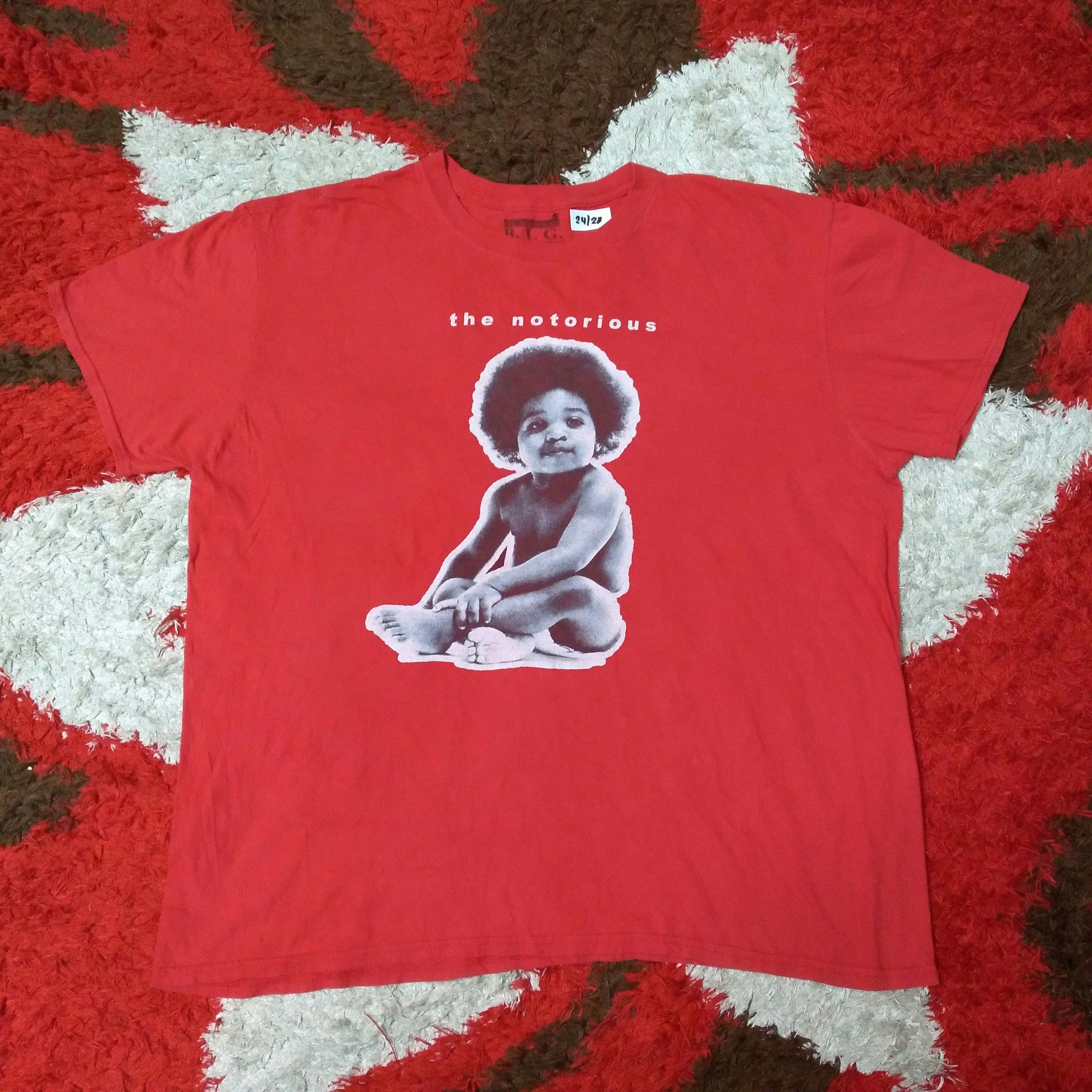 Band Tees × Rap Tees Rappers Notorious Big E Childhood Potrait Tee Size US XL / EU 56 / 4 - 1 Thumbnail