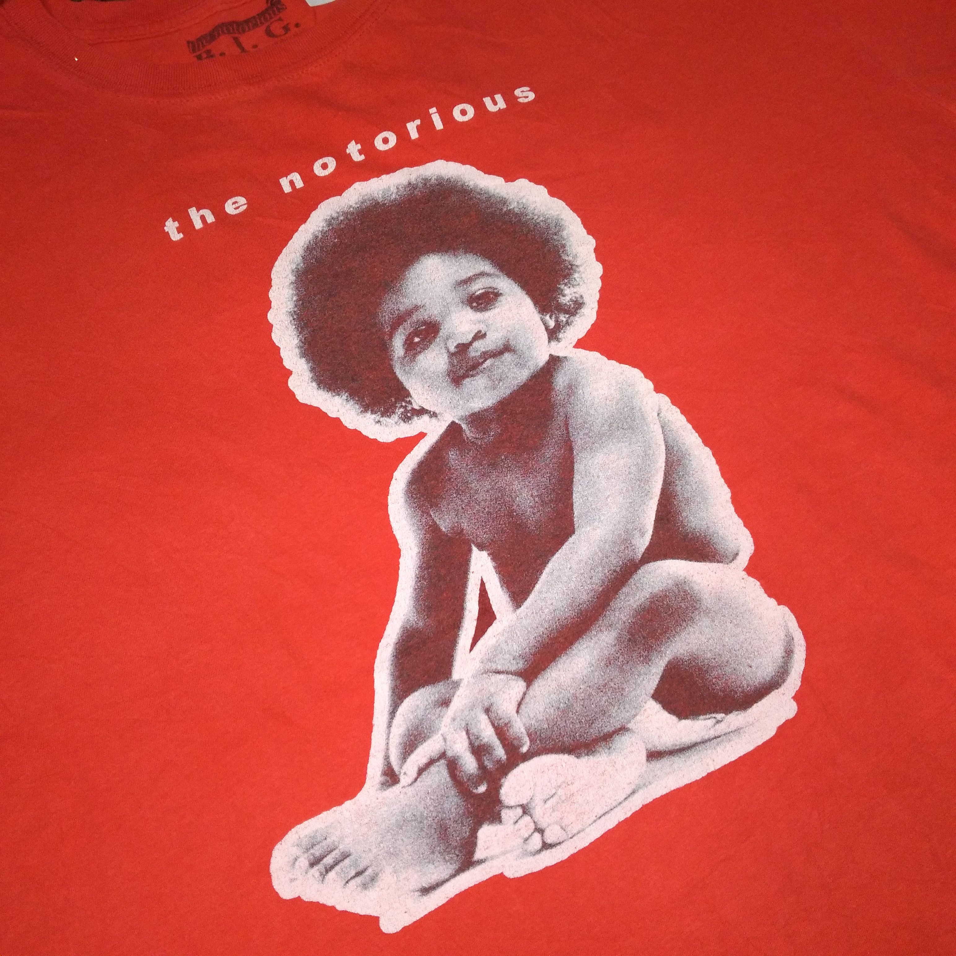 Band Tees × Rap Tees Rappers Notorious Big E Childhood Potrait Tee Size US XL / EU 56 / 4 - 3 Thumbnail