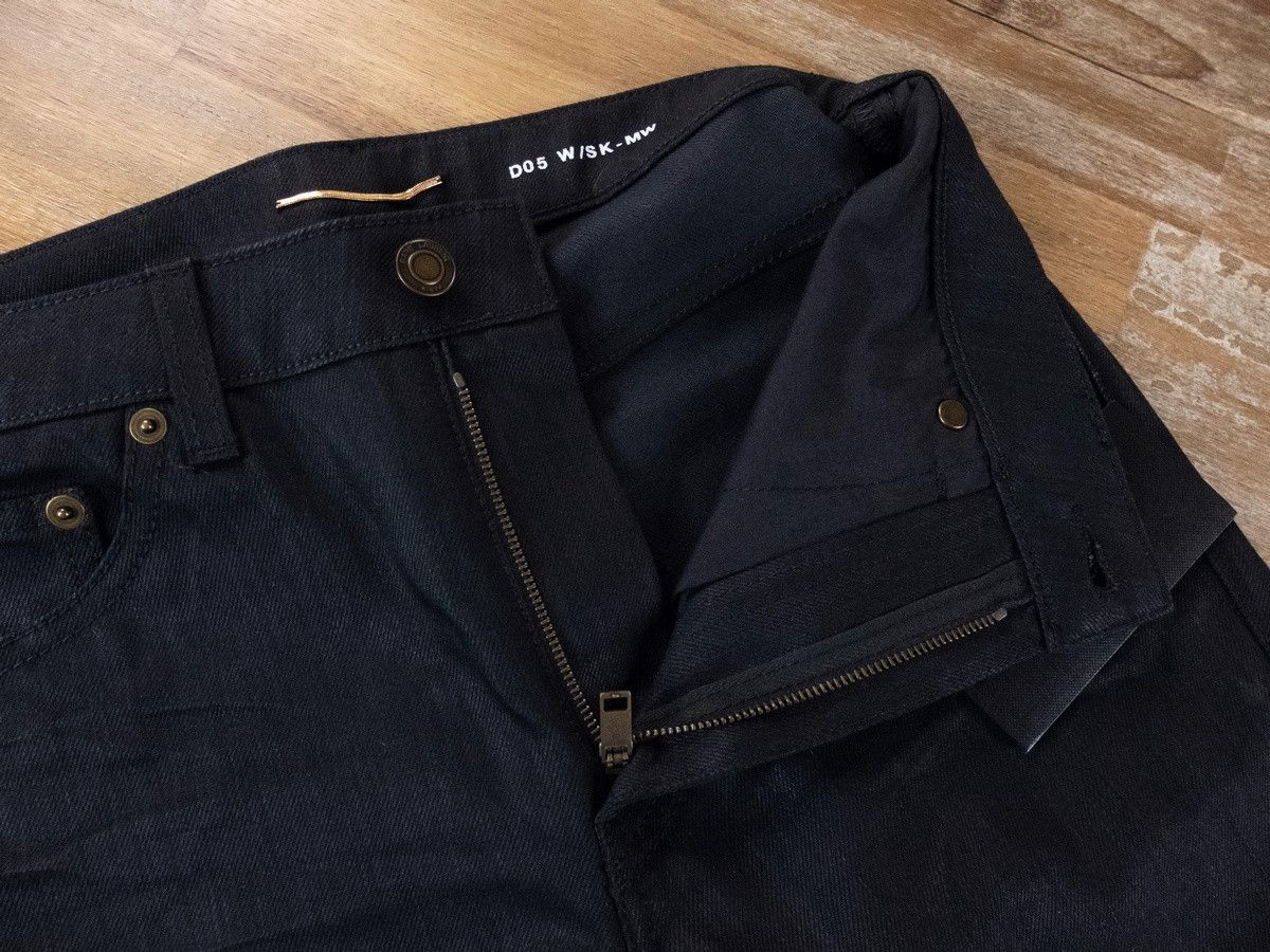Saint Laurent Paris SAINT LAURENT D05 skinny fit raw hem black jeans 26 Small q Size 26" / US 2 / IT 38 - 4 Thumbnail