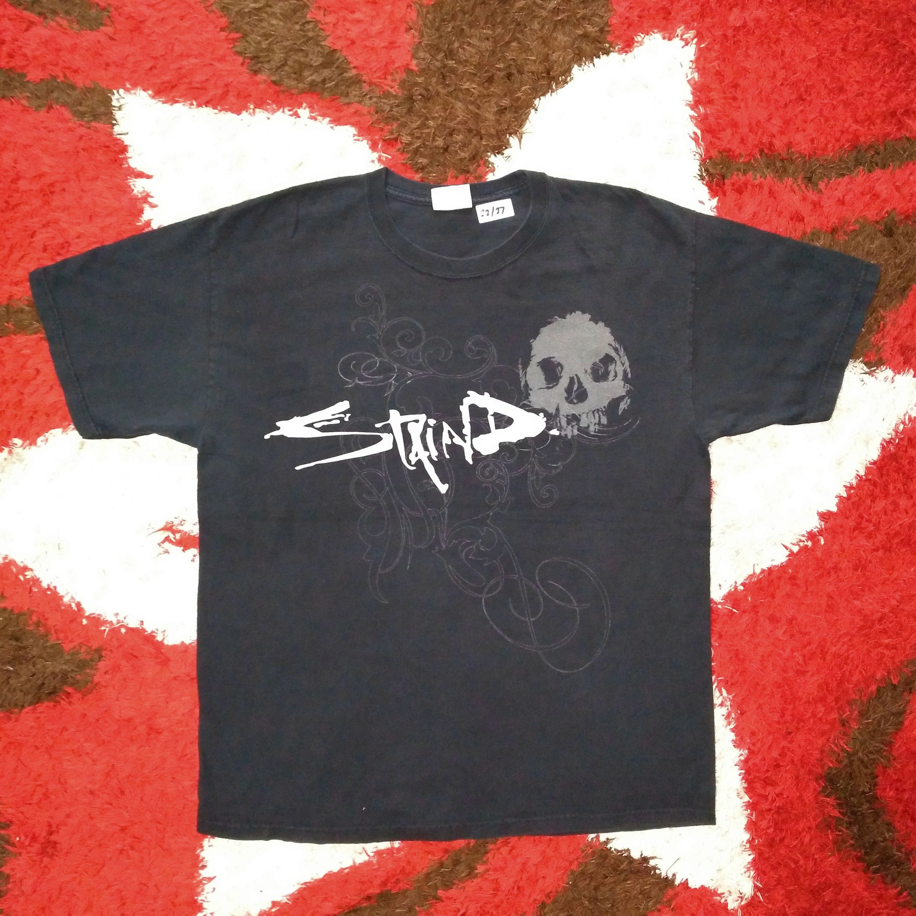 Band Tees × Vintage Vintage Staind Metal Band Promo Tee By Hanes Size US L / EU 52-54 / 3 - 1 Thumbnail