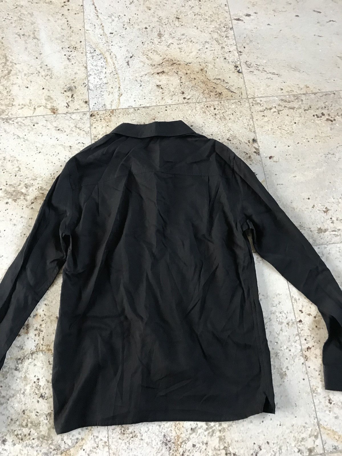 Haider Ackermann Saglia Washed Black Button Up Size US M / EU 48-50 / 2 - 14 Thumbnail