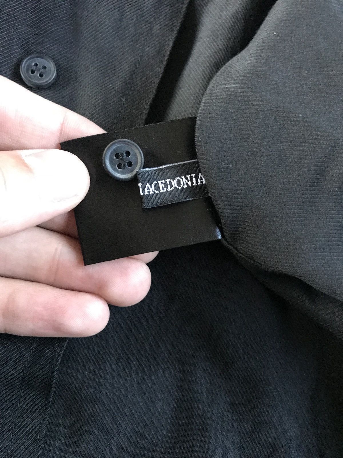 Haider Ackermann Saglia Washed Black Button Up Size US M / EU 48-50 / 2 - 12 Thumbnail