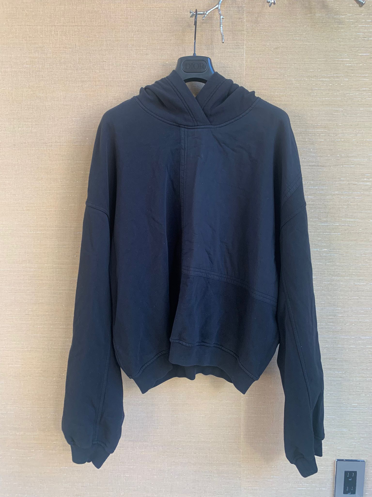 image of Haider Ackermann Patch Hoodie Perth In Black, Men's (Size XS)