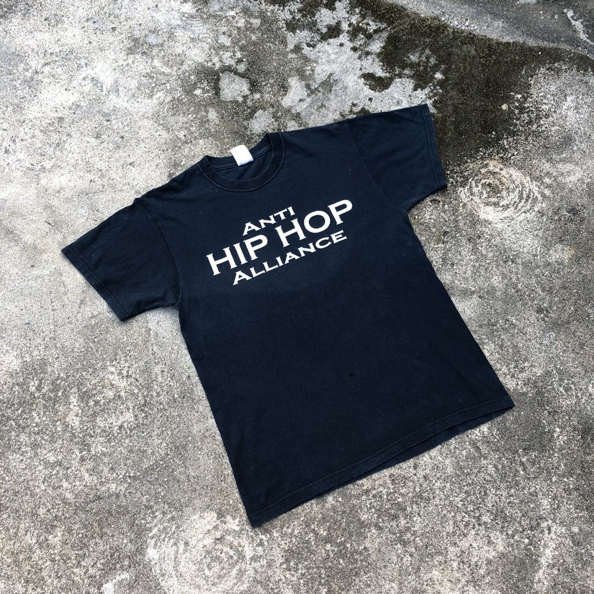 Rap Tees × Vintage Rare Vintage Anti Hip Hop Alliance Big Print Promo Tee Size US M / EU 48-50 / 2 - 3 Thumbnail