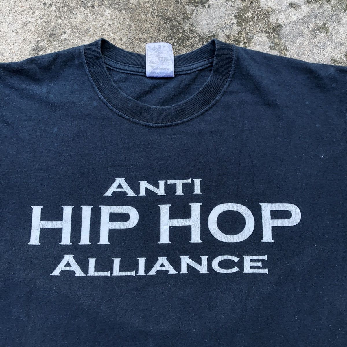 Rap Tees × Vintage Rare Vintage Anti Hip Hop Alliance Big Print Promo Tee Size US M / EU 48-50 / 2 - 5 Thumbnail