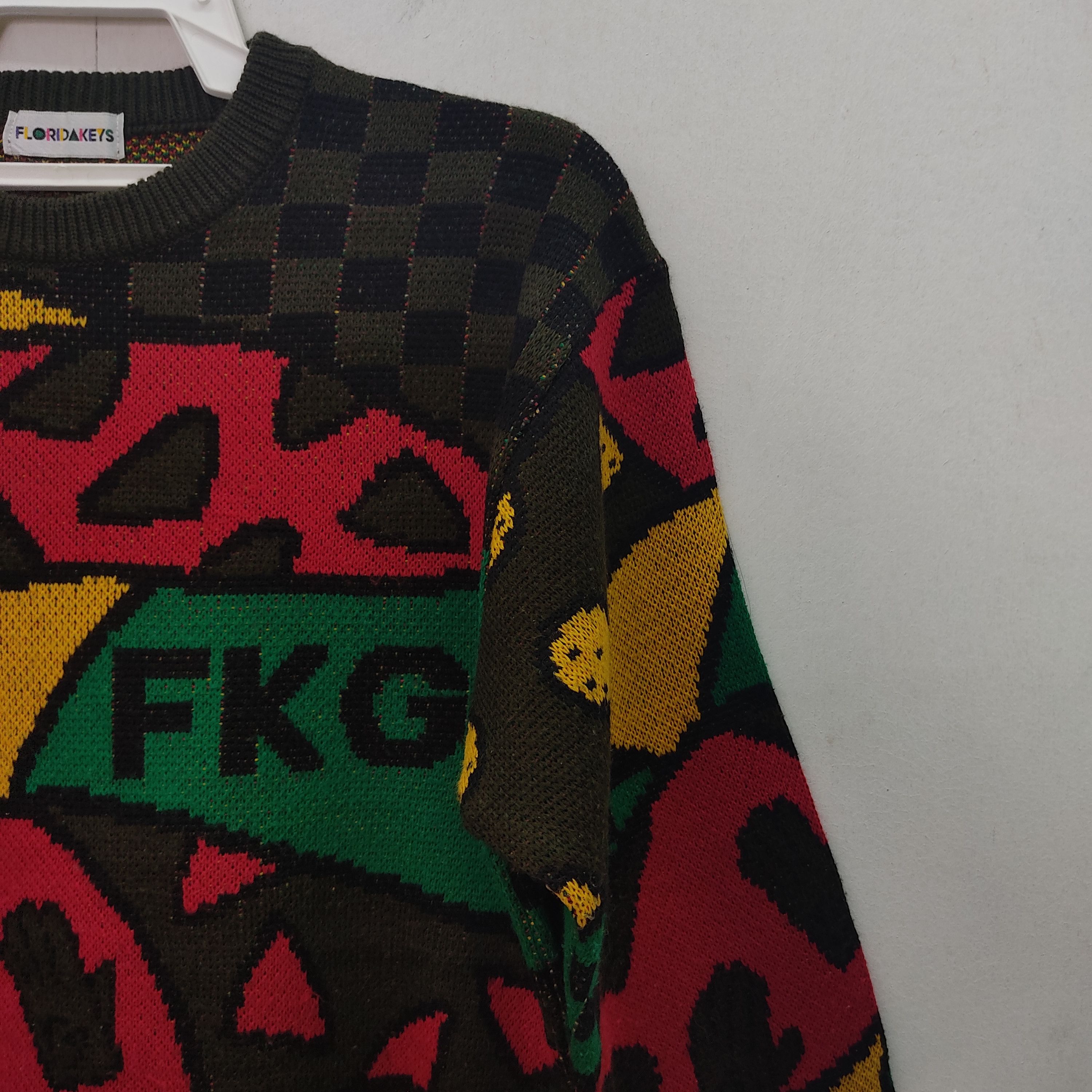 Rainbow Florida Key FKGC Colourful Knitwear Jumper Size M / US 6-8 / IT 42-44 - 5 Thumbnail