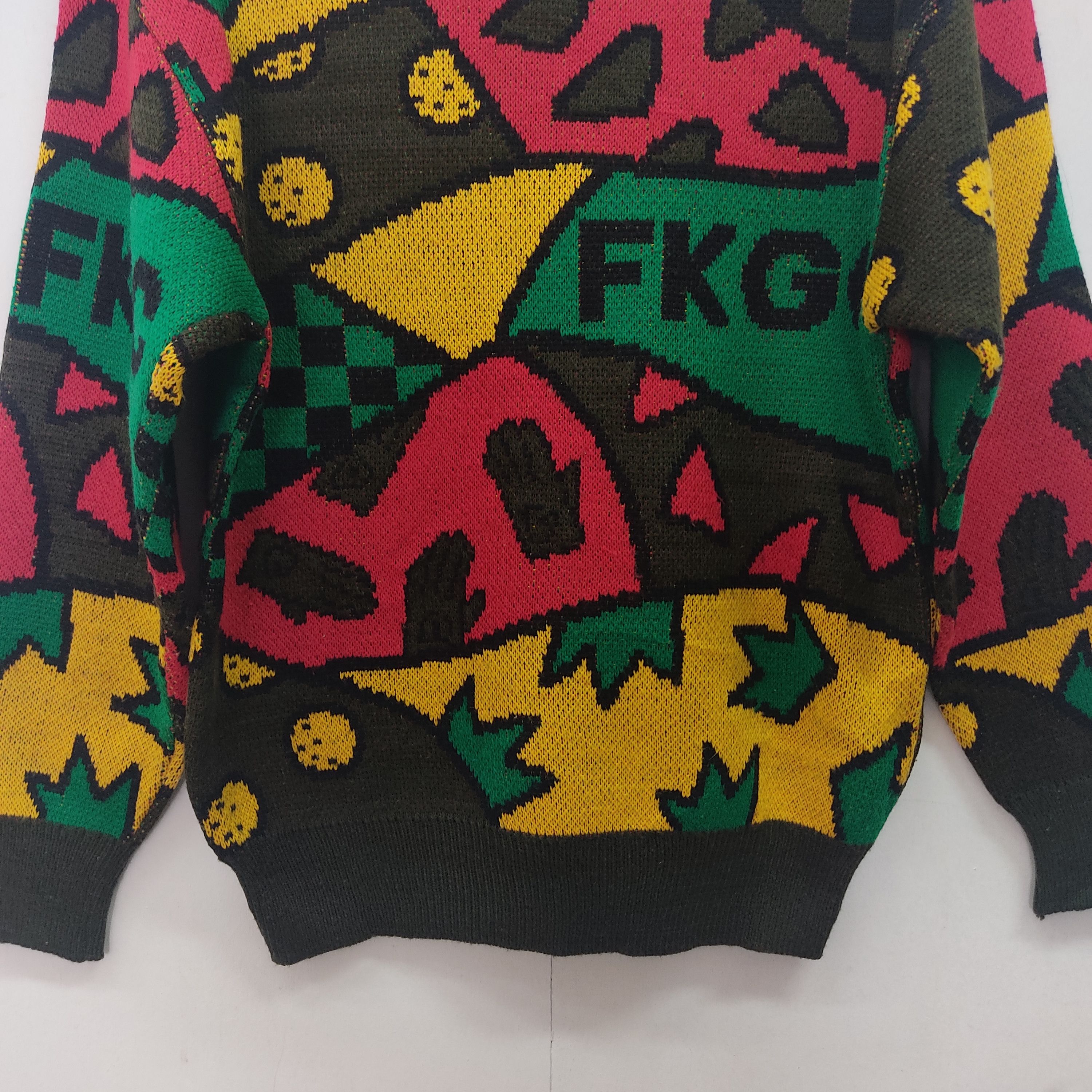 Rainbow Florida Key FKGC Colourful Knitwear Jumper Size M / US 6-8 / IT 42-44 - 3 Thumbnail