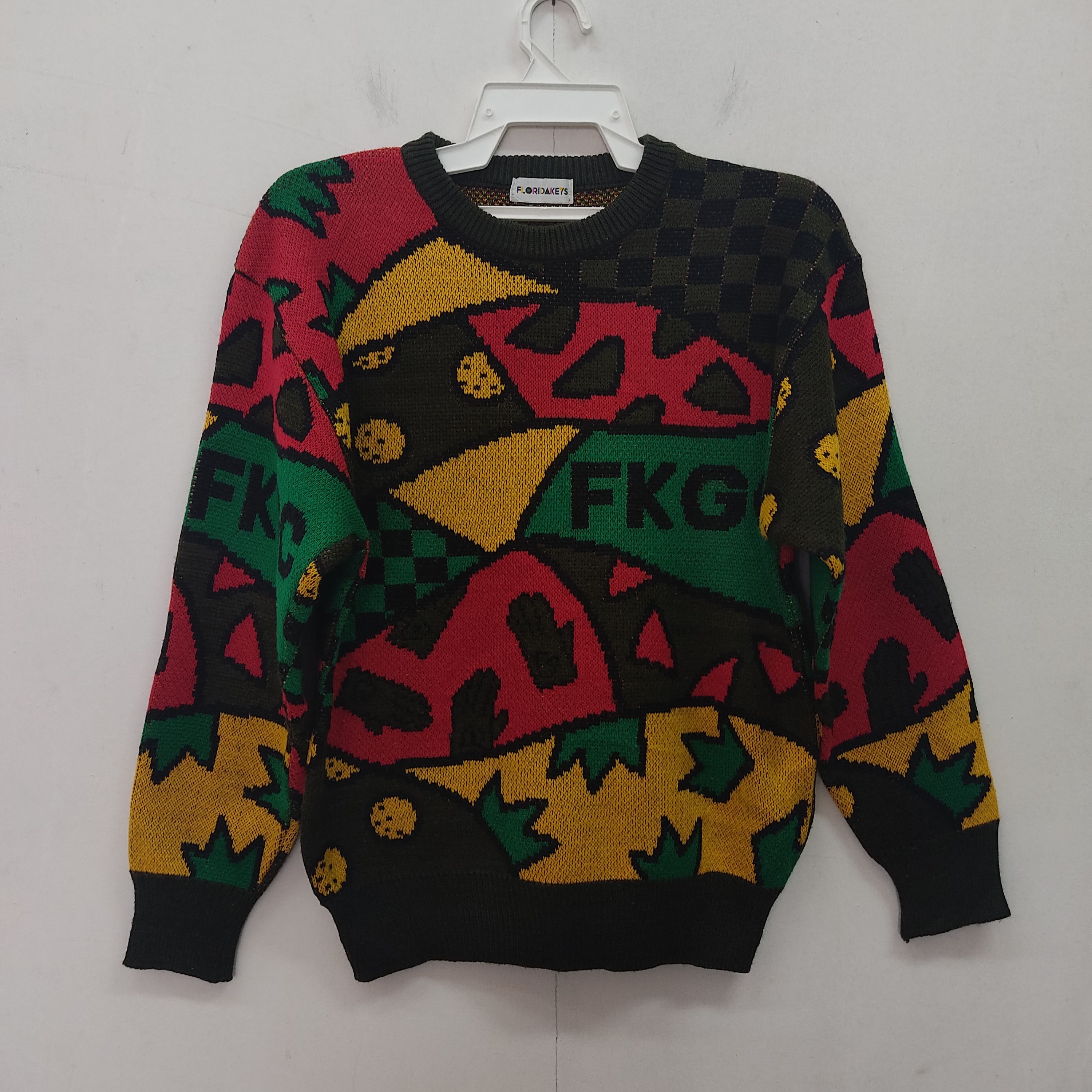 Rainbow Florida Key FKGC Colourful Knitwear Jumper Size M / US 6-8 / IT 42-44 - 1 Thumbnail