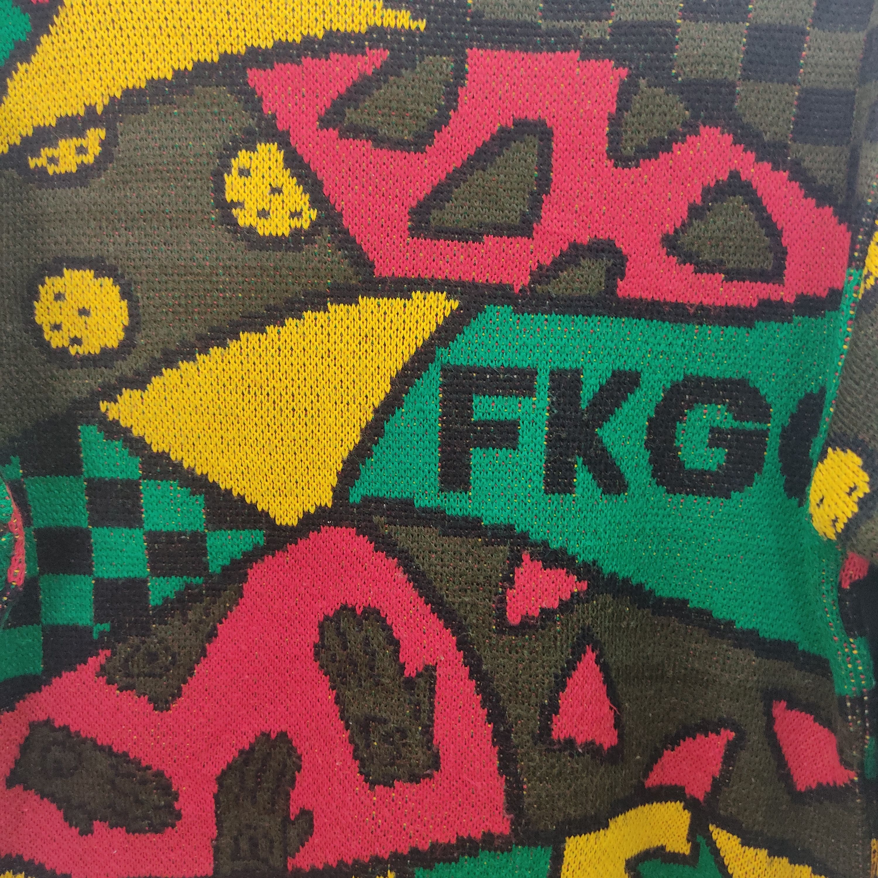 Rainbow Florida Key FKGC Colourful Knitwear Jumper Size M / US 6-8 / IT 42-44 - 8 Thumbnail