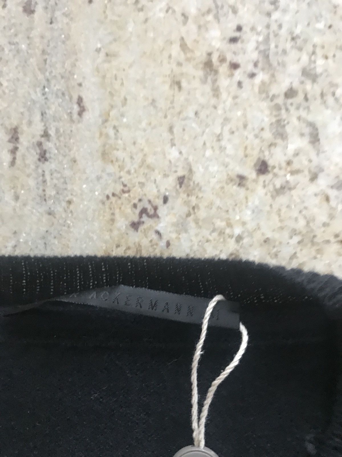 Haider Ackermann Invidia Black + Klee Black Leather Cashmere Blend Knit Size US M / EU 48-50 / 2 - 5 Thumbnail