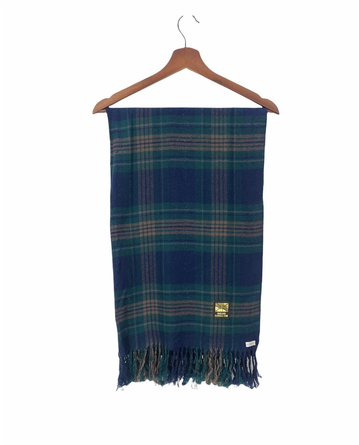 F.C. Real Bristol × Other ENGLAND FOOTBALL CLUB Tartan Plaid Muffler Scarf Cardigan Size ONE SIZE - 4 Thumbnail