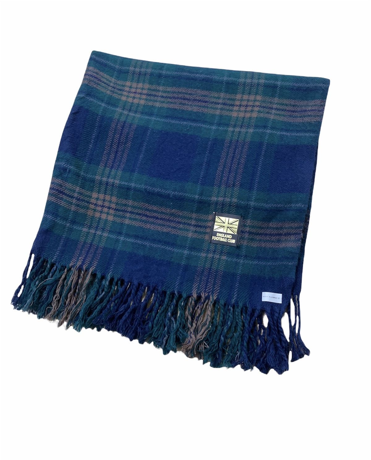 F.C. Real Bristol × Other ENGLAND FOOTBALL CLUB Tartan Plaid Muffler Scarf Cardigan Size ONE SIZE - 2 Thumbnail