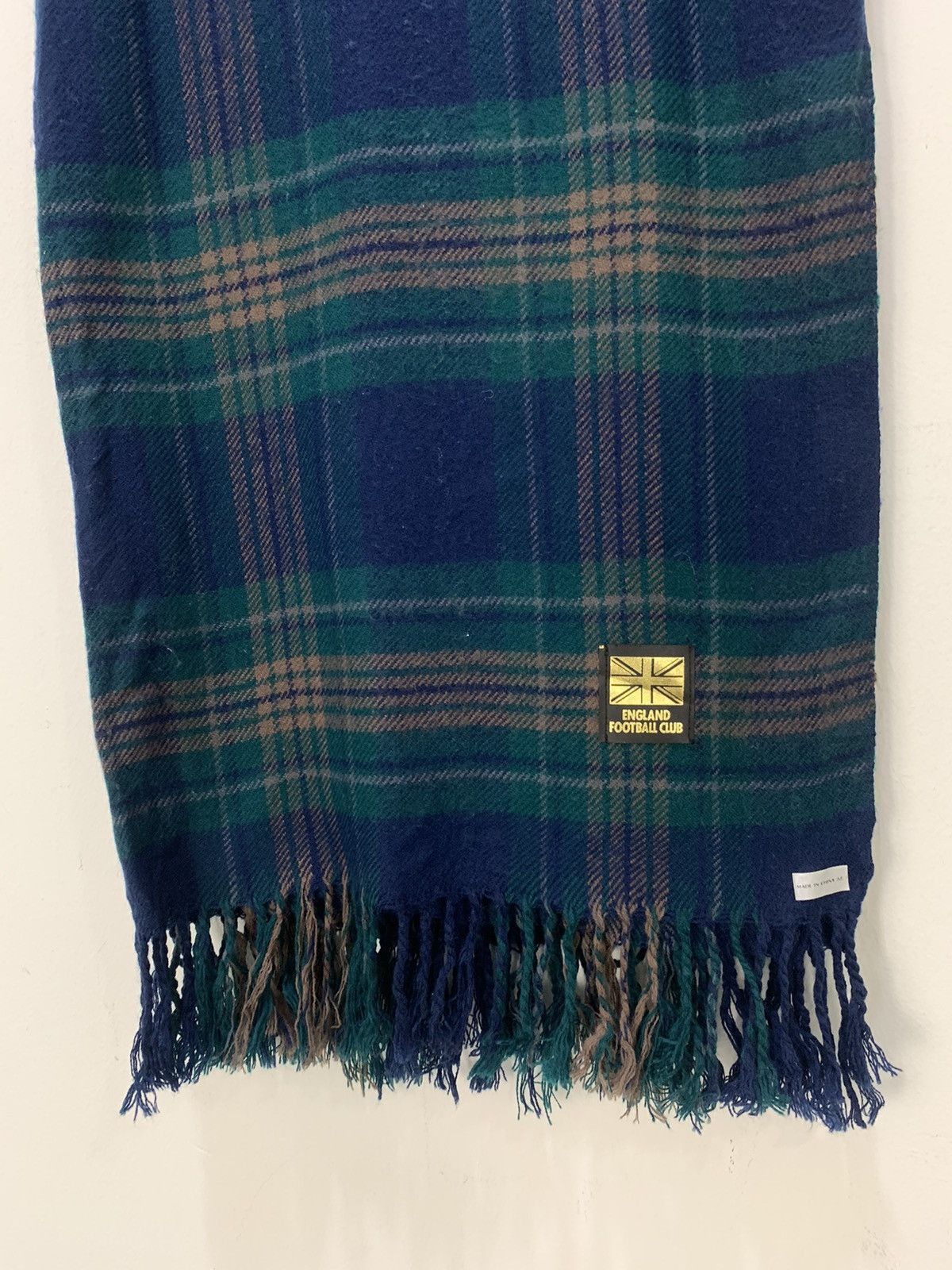 F.C. Real Bristol × Other ENGLAND FOOTBALL CLUB Tartan Plaid Muffler Scarf Cardigan Size ONE SIZE - 8 Thumbnail