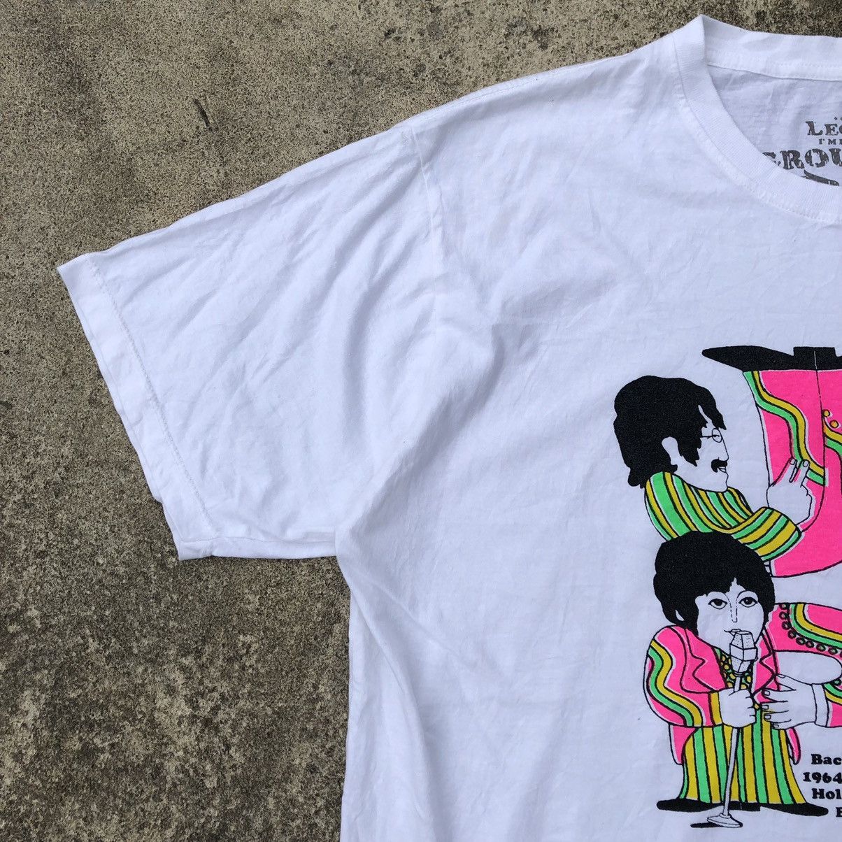 Japanese Brand × Vintage Rare The Beatles Back At Hollywood Promo Concert Tee Size US XL / EU 56 / 4 - 7 Thumbnail