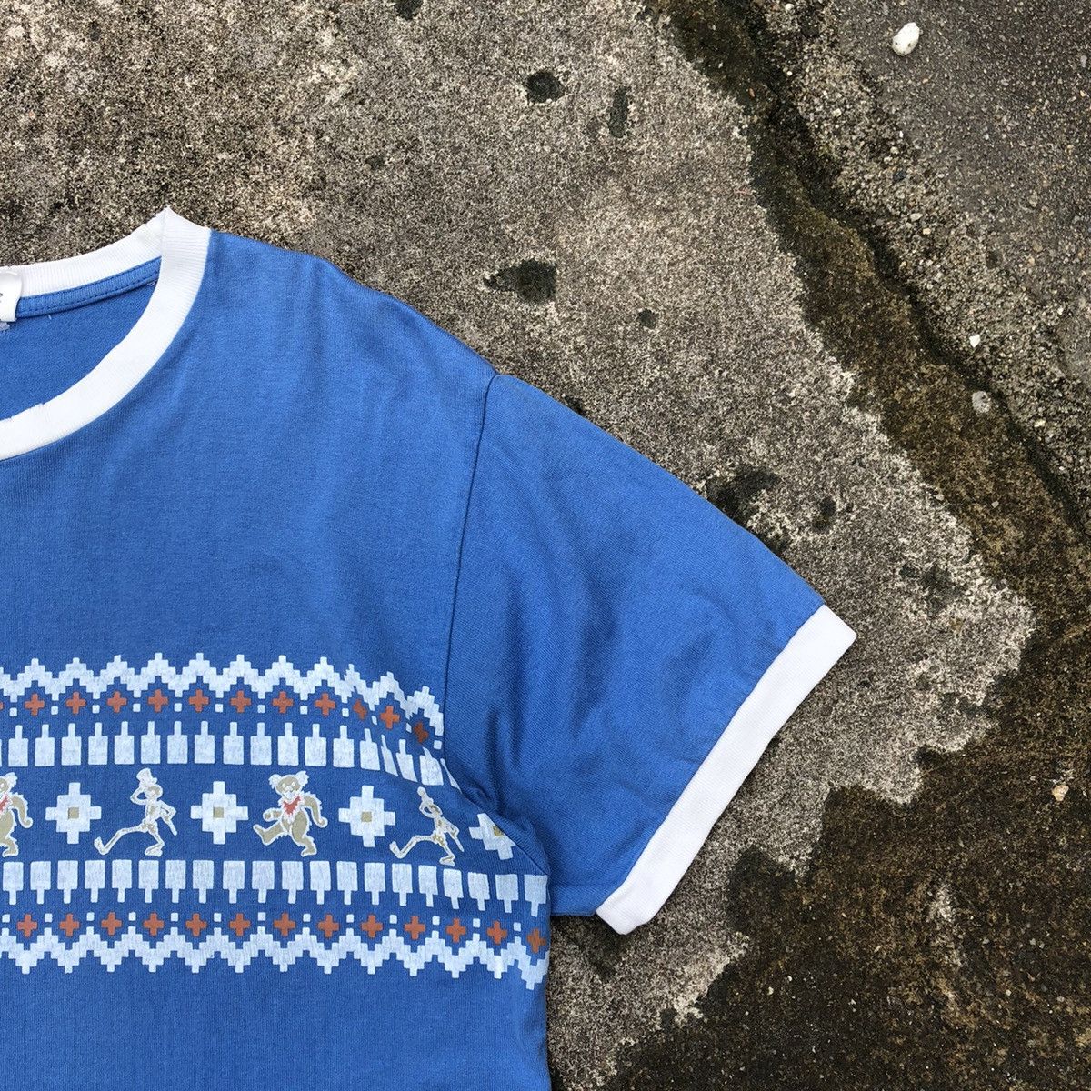 Band Tees × Grateful Dead × Vintage 🔥Distress🔥00s Grateful Dead OG Logo Double Print Ringer Tee Size US M / EU 48-50 / 2 - 6 Thumbnail