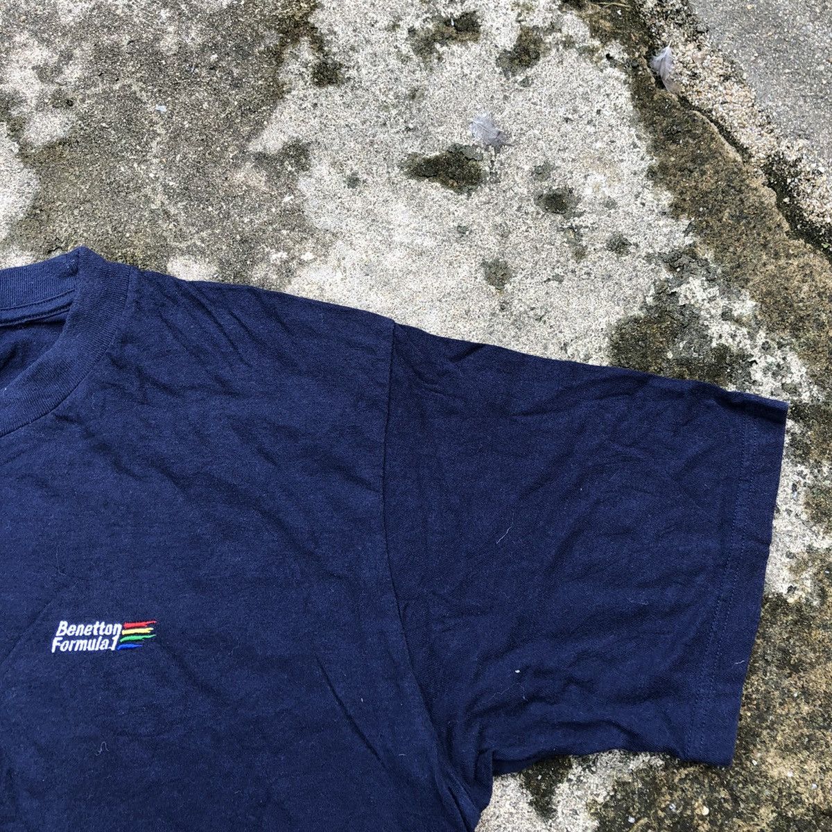 Benetton × Vintage Rare Vintage 90s Benetton Formula 1 Racing Crew Tee Size US M / EU 48-50 / 2 - 4 Thumbnail