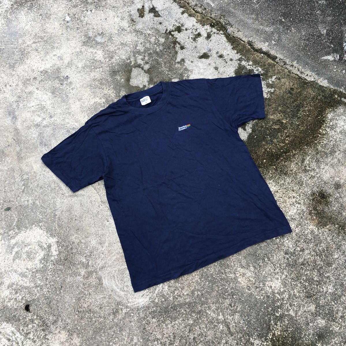 Benetton × Vintage Rare Vintage 90s Benetton Formula 1 Racing Crew Tee Size US M / EU 48-50 / 2 - 1 Thumbnail