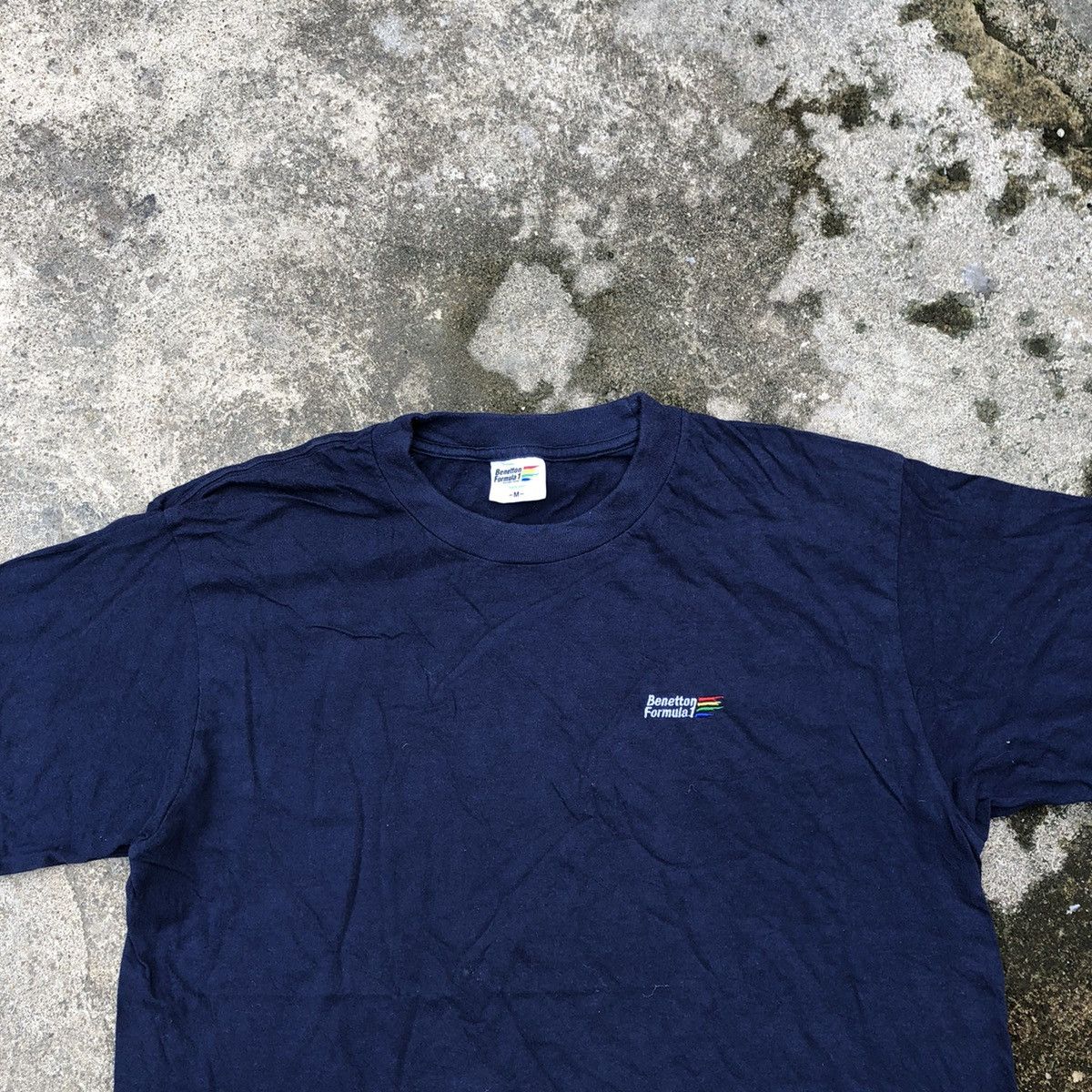 Benetton × Vintage Rare Vintage 90s Benetton Formula 1 Racing Crew Tee Size US M / EU 48-50 / 2 - 3 Thumbnail