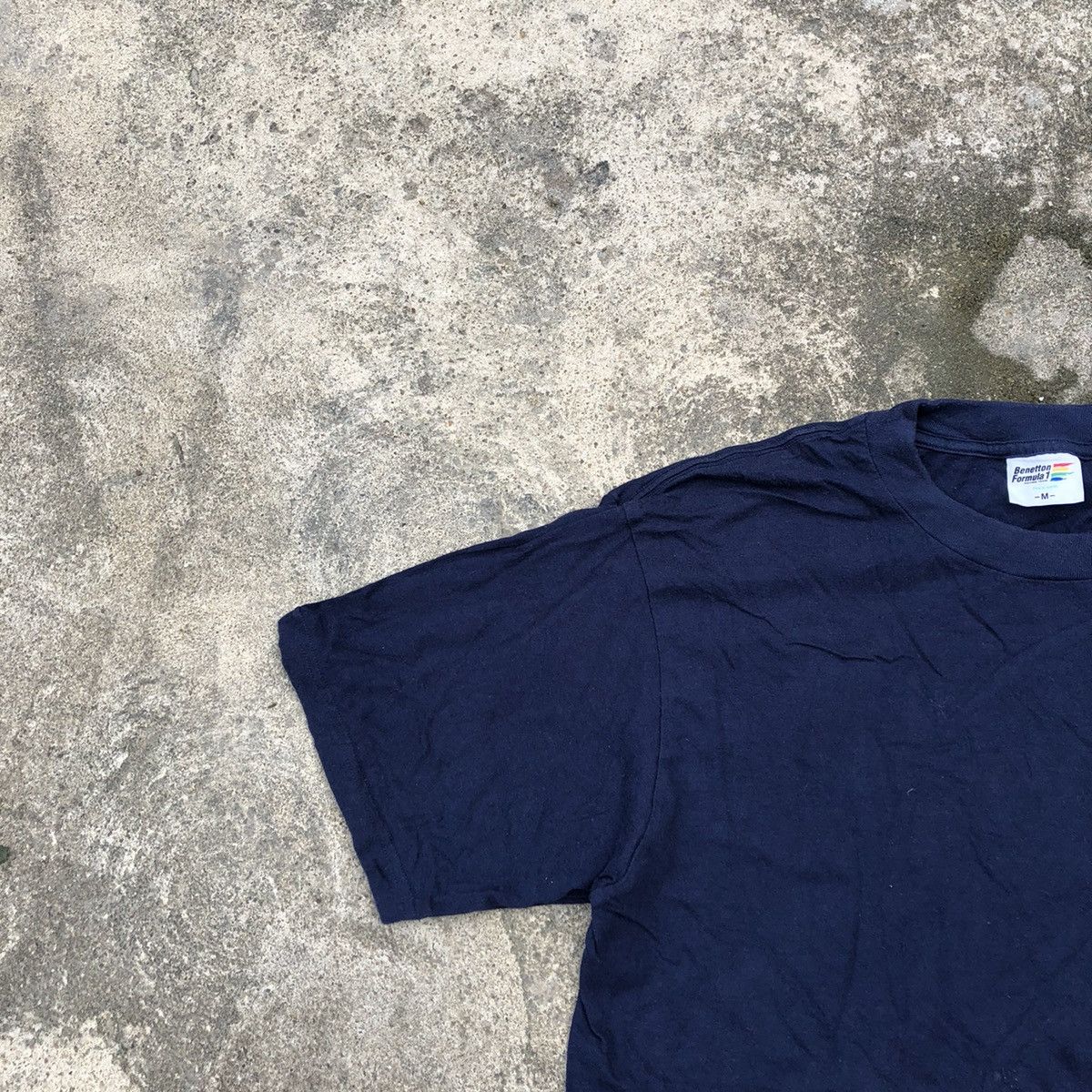 Benetton × Vintage Rare Vintage 90s Benetton Formula 1 Racing Crew Tee Size US M / EU 48-50 / 2 - 5 Thumbnail