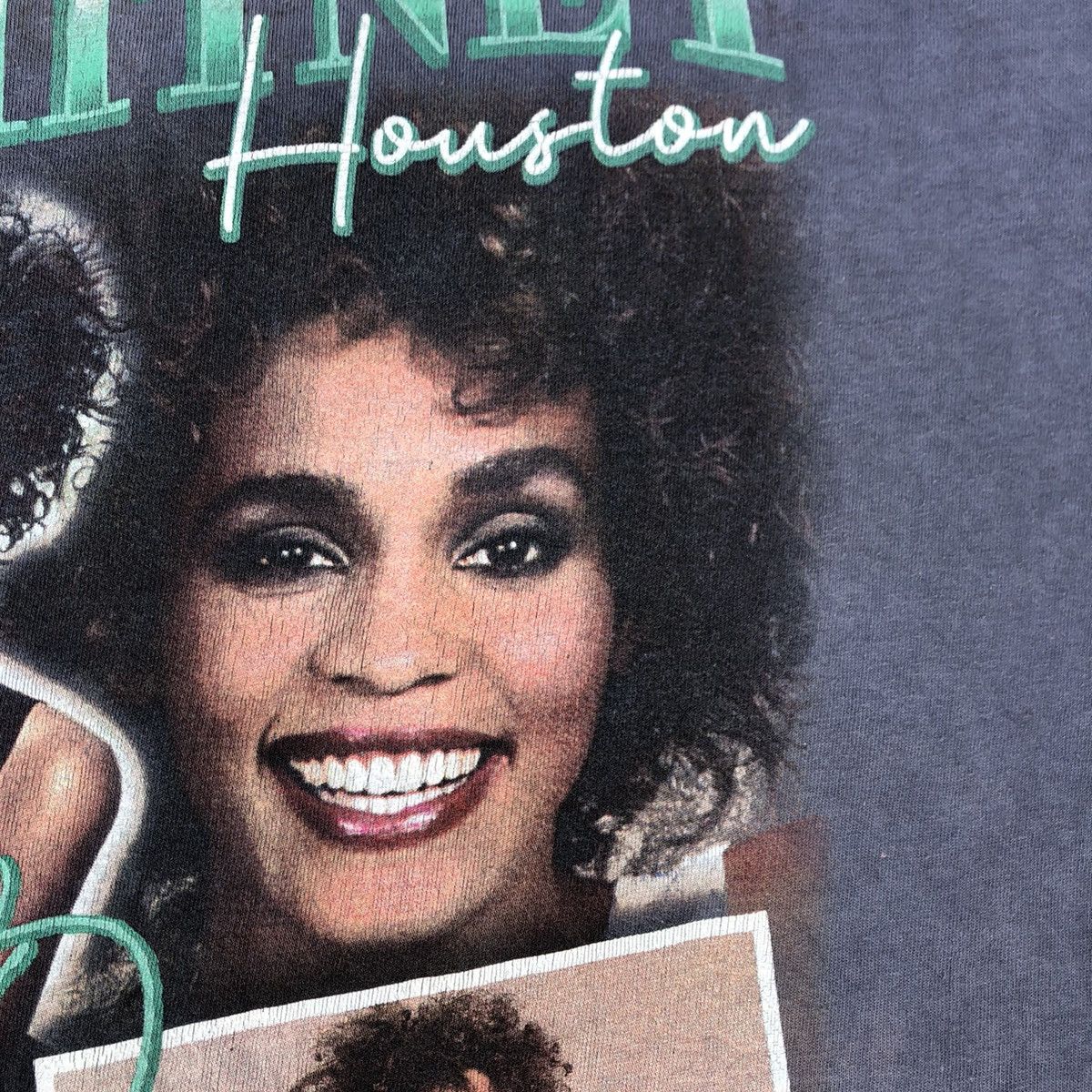 Band Tees × Rap Tees 🔥Thrash🔥Icon🔥Whitney Houston Big Image Promo Raptees Design Size US L / EU 52-54 / 3 - 7 Thumbnail
