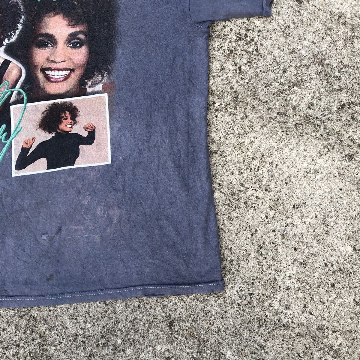 Band Tees × Rap Tees 🔥Thrash🔥Icon🔥Whitney Houston Big Image Promo Raptees Design Size US L / EU 52-54 / 3 - 11 Thumbnail