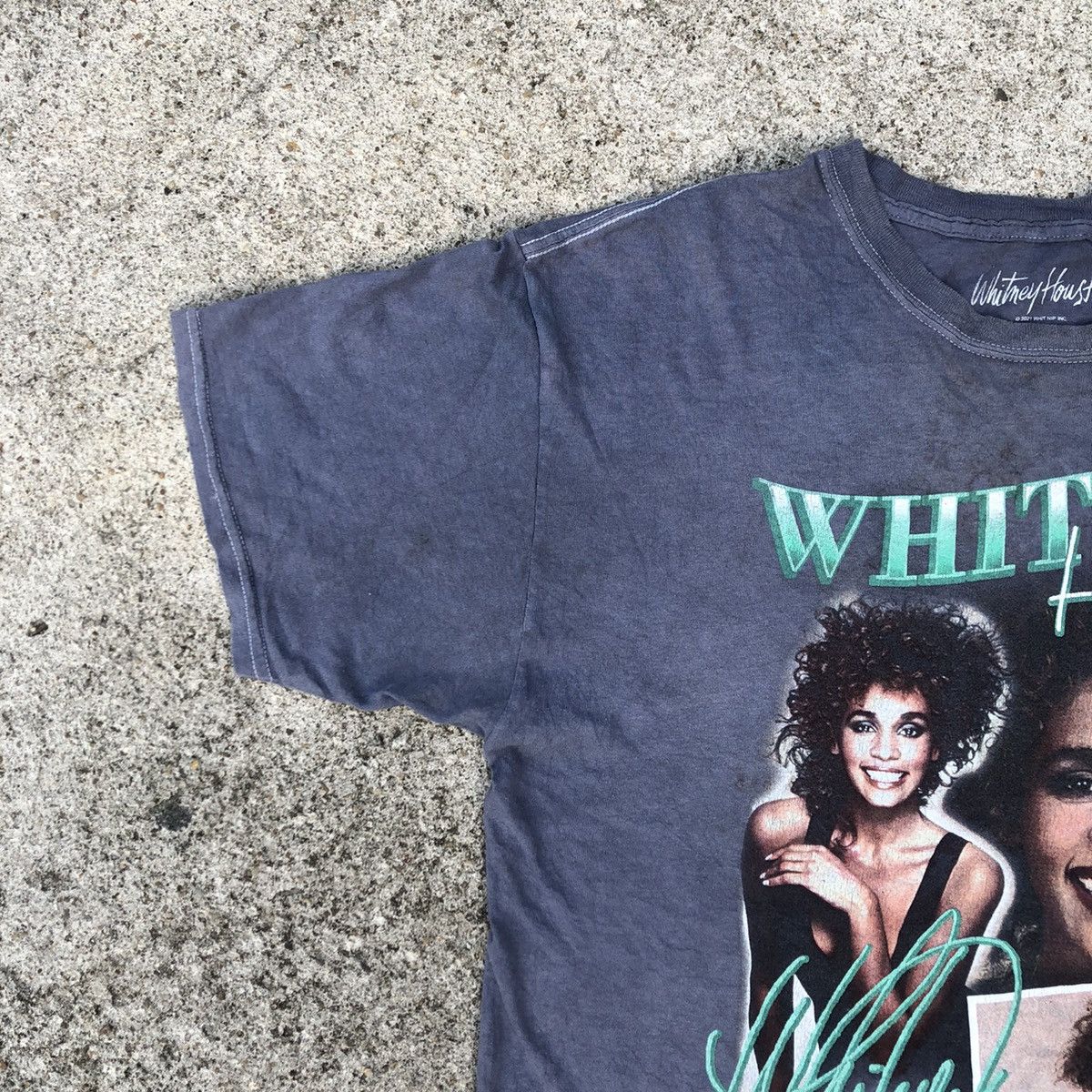 Band Tees × Rap Tees 🔥Thrash🔥Icon🔥Whitney Houston Big Image Promo Raptees Design Size US L / EU 52-54 / 3 - 12 Thumbnail