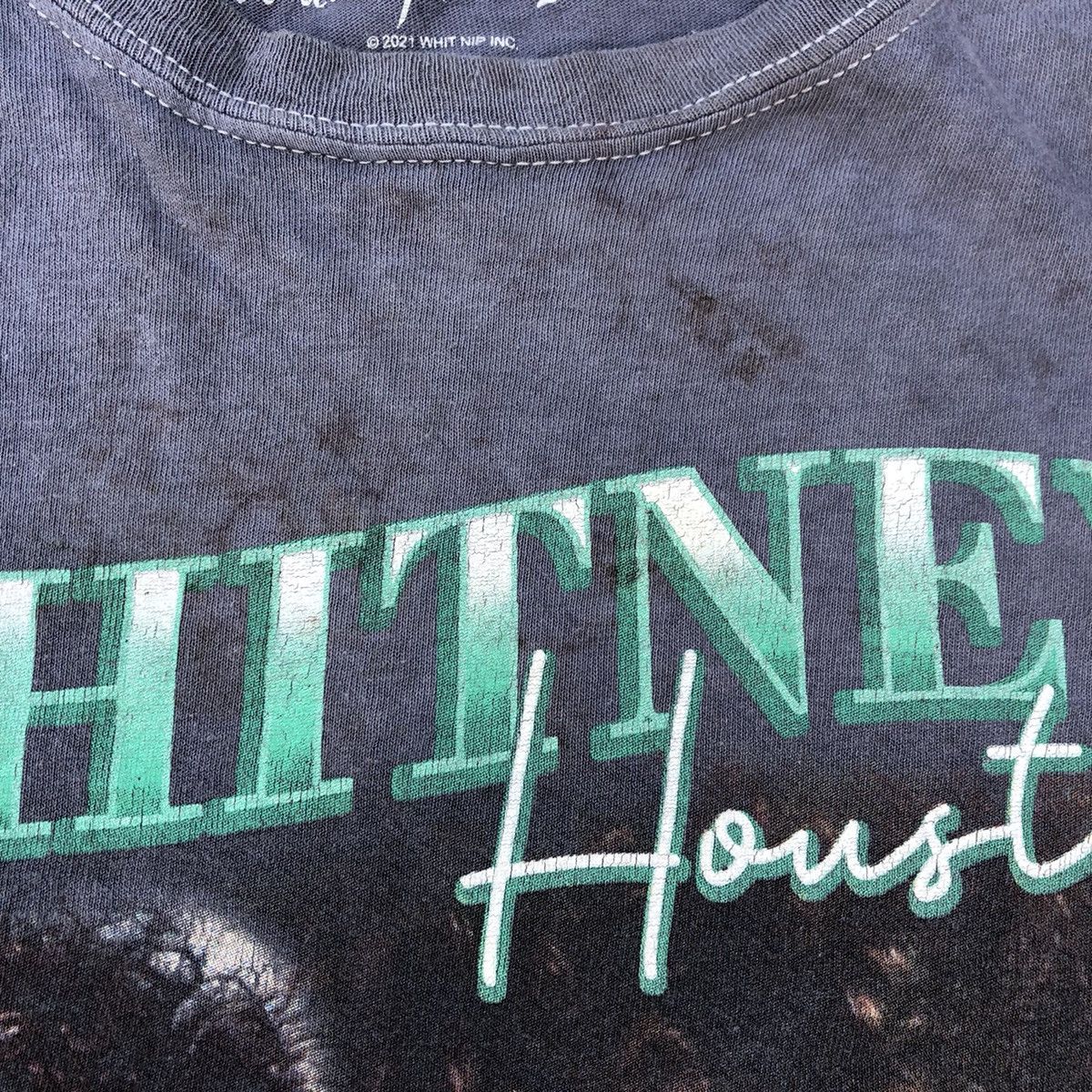 Band Tees × Rap Tees 🔥Thrash🔥Icon🔥Whitney Houston Big Image Promo Raptees Design Size US L / EU 52-54 / 3 - 19 Thumbnail
