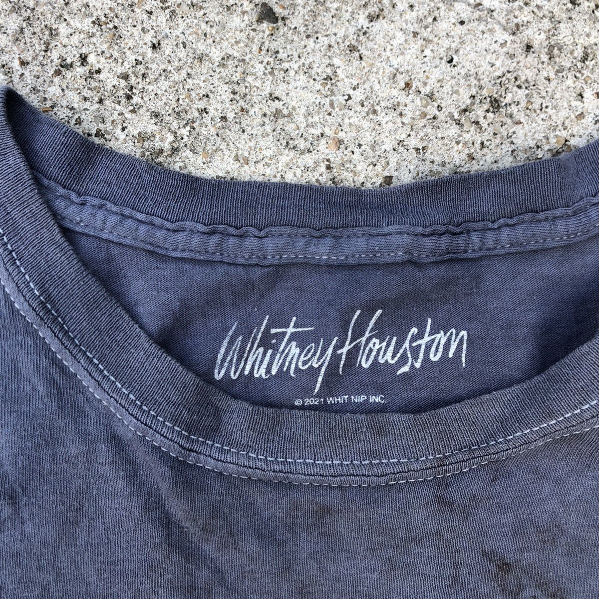 Band Tees × Rap Tees 🔥Thrash🔥Icon🔥Whitney Houston Big Image Promo Raptees Design Size US L / EU 52-54 / 3 - 20 Thumbnail
