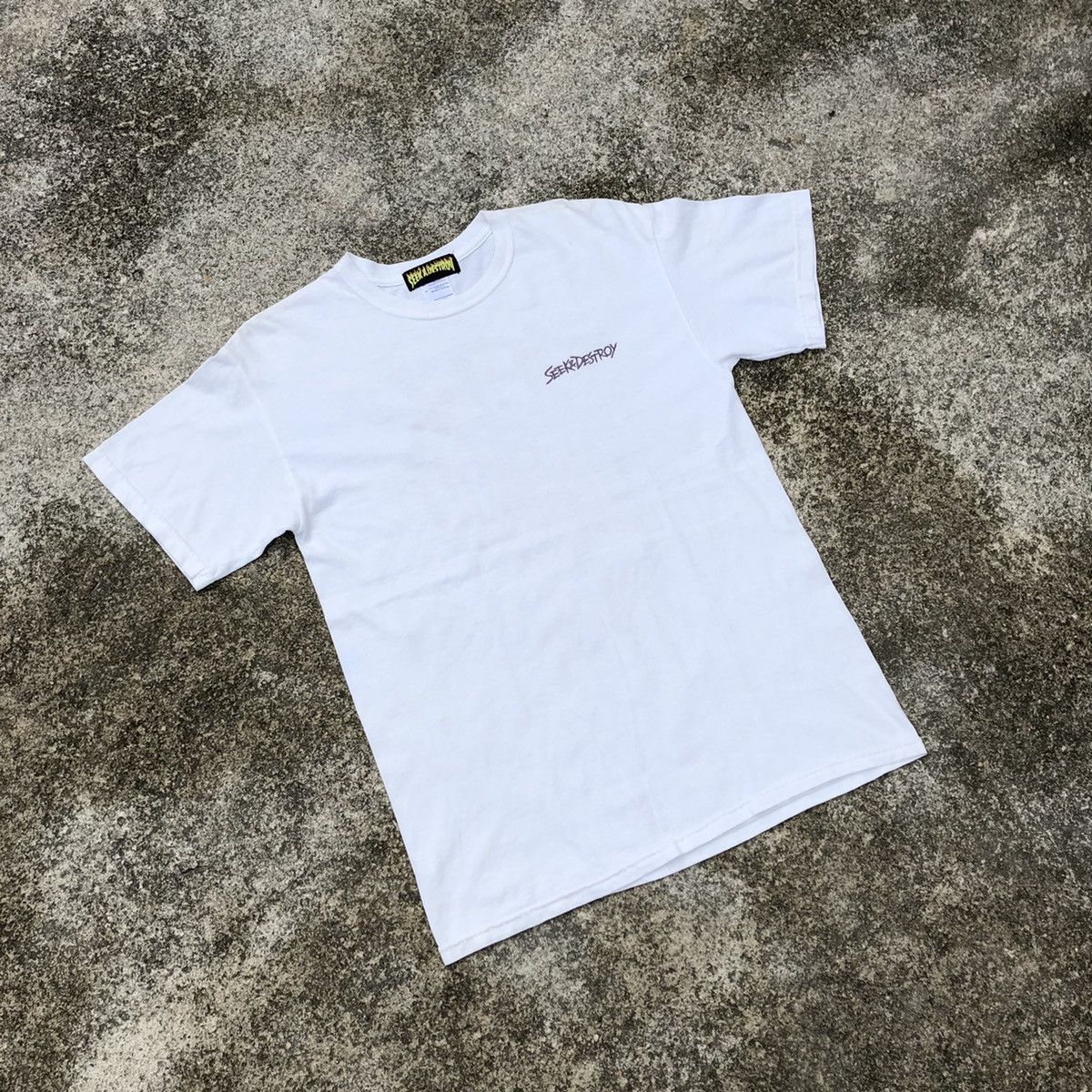 Welcome Skateboards Rare Vintage Seek & Destroy Up Your Ass Parody Skate Tee Size US M / EU 48-50 / 2 - 3 Thumbnail