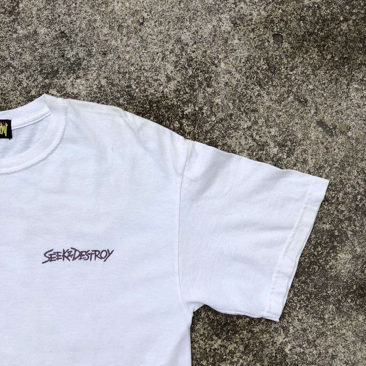 Welcome Skateboards Rare Vintage Seek & Destroy Up Your Ass Parody Skate Tee Size US M / EU 48-50 / 2 - 4 Thumbnail