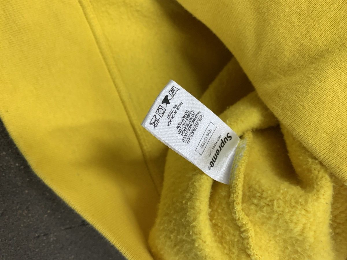 Supreme Supreme FW 17 Yellow Blocked Hoodie Sweatshirt Size US XL / EU 56 / 4 - 4 Thumbnail