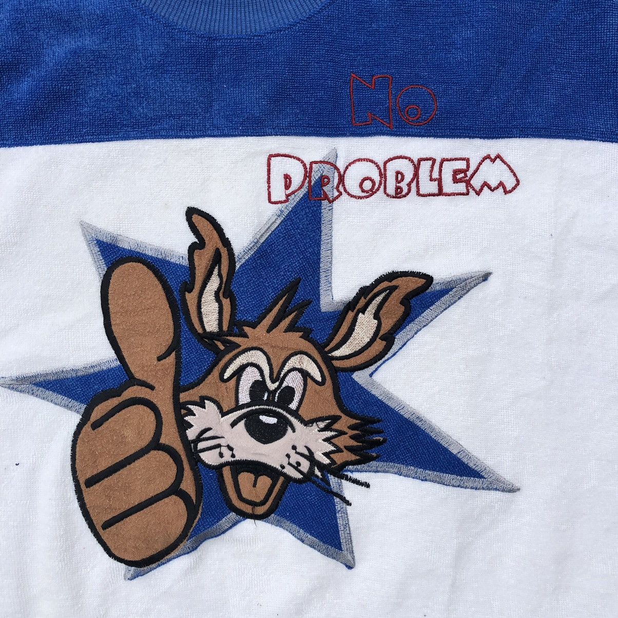 Cartoon Network × Vintage Rare Vintage Wonder Wolf Cotton Towel Big Image Promo Tee Size US L / EU 52-54 / 3 - 4 Thumbnail