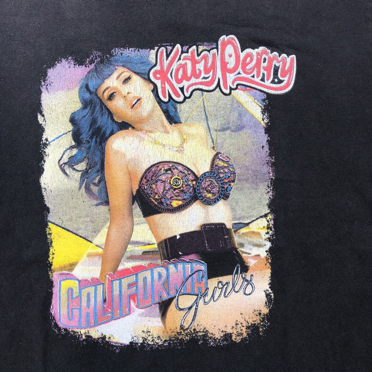 Band Tees × Vintage Katy Perry 2011 California Girls Big Image Raptees Promo Tee Size US M / EU 48-50 / 2 - 3 Thumbnail