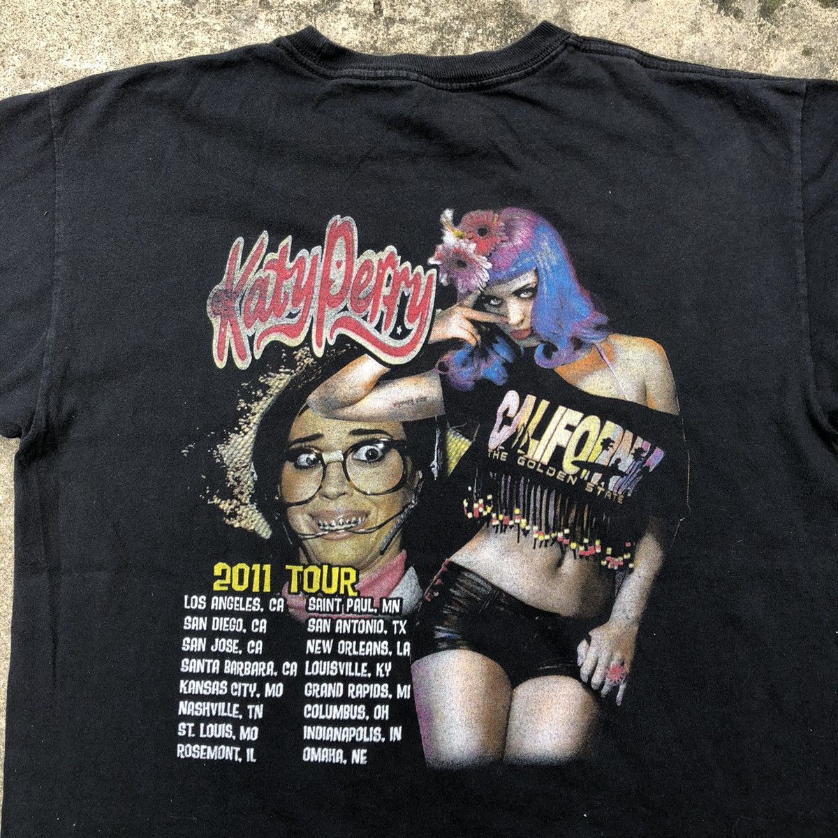 Band Tees × Vintage Katy Perry 2011 California Girls Big Image Raptees Promo Tee Size US M / EU 48-50 / 2 - 6 Thumbnail