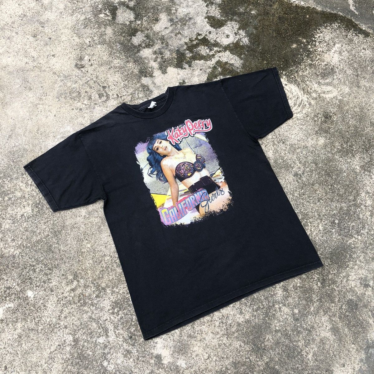 Band Tees × Vintage Katy Perry 2011 California Girls Big Image Raptees Promo Tee Size US M / EU 48-50 / 2 - 1 Thumbnail